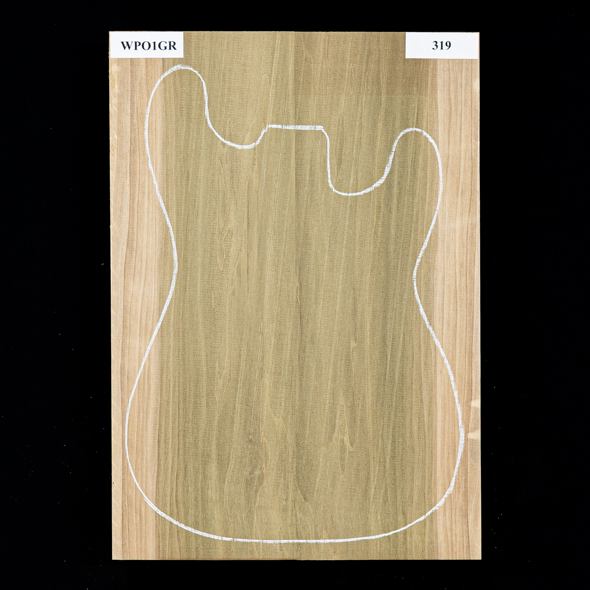 Korpusrohling aus Pappel, 2-teilig (11 Pfund) – 319 Korpusrohling aus Pappel, 2-teilig (11 Pfund) – 319