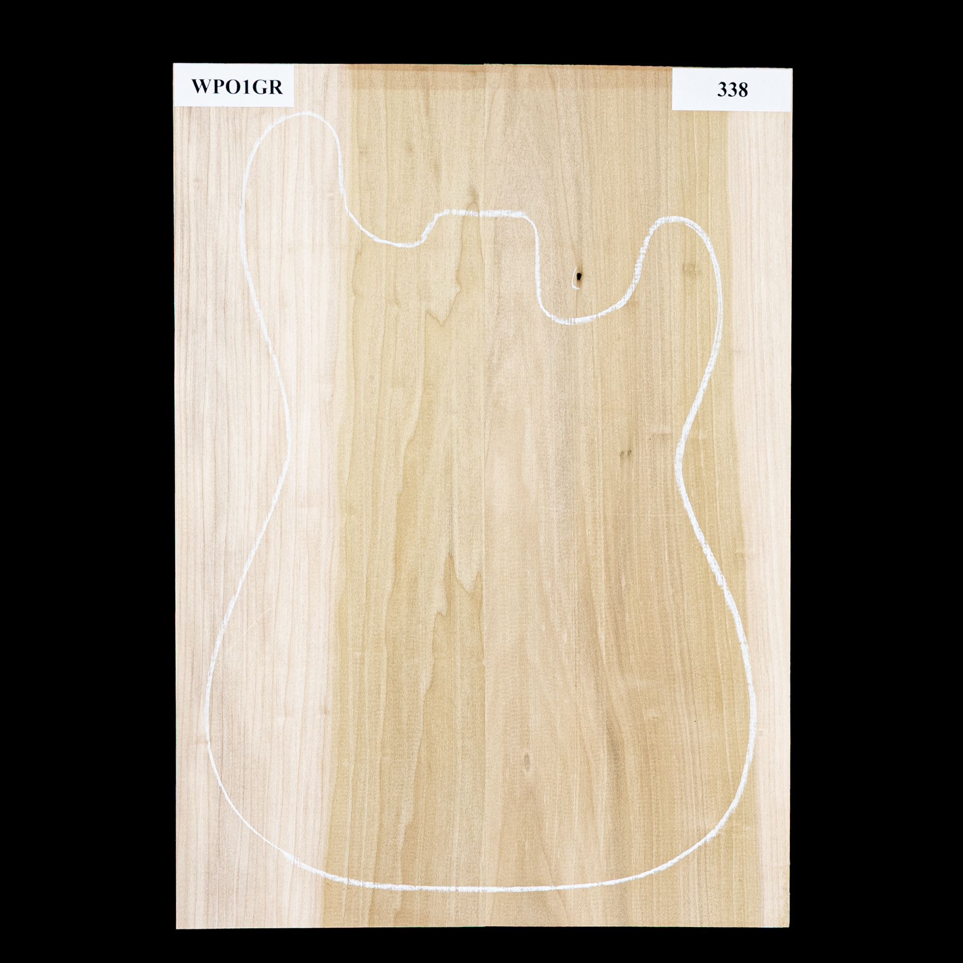 Korpusrohling aus Pappel, 2-teilig (10 Pfund) – 338 Korpusrohling aus Pappel, 2-teilig (10 Pfund) – 338