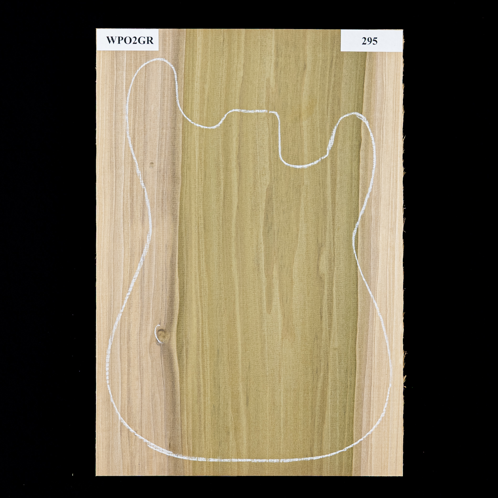 Korpusrohling aus Pappel, 1-teilig (11 Pfund) – 295 Korpusrohling aus Pappel, 1-teilig (11 Pfund) – 295