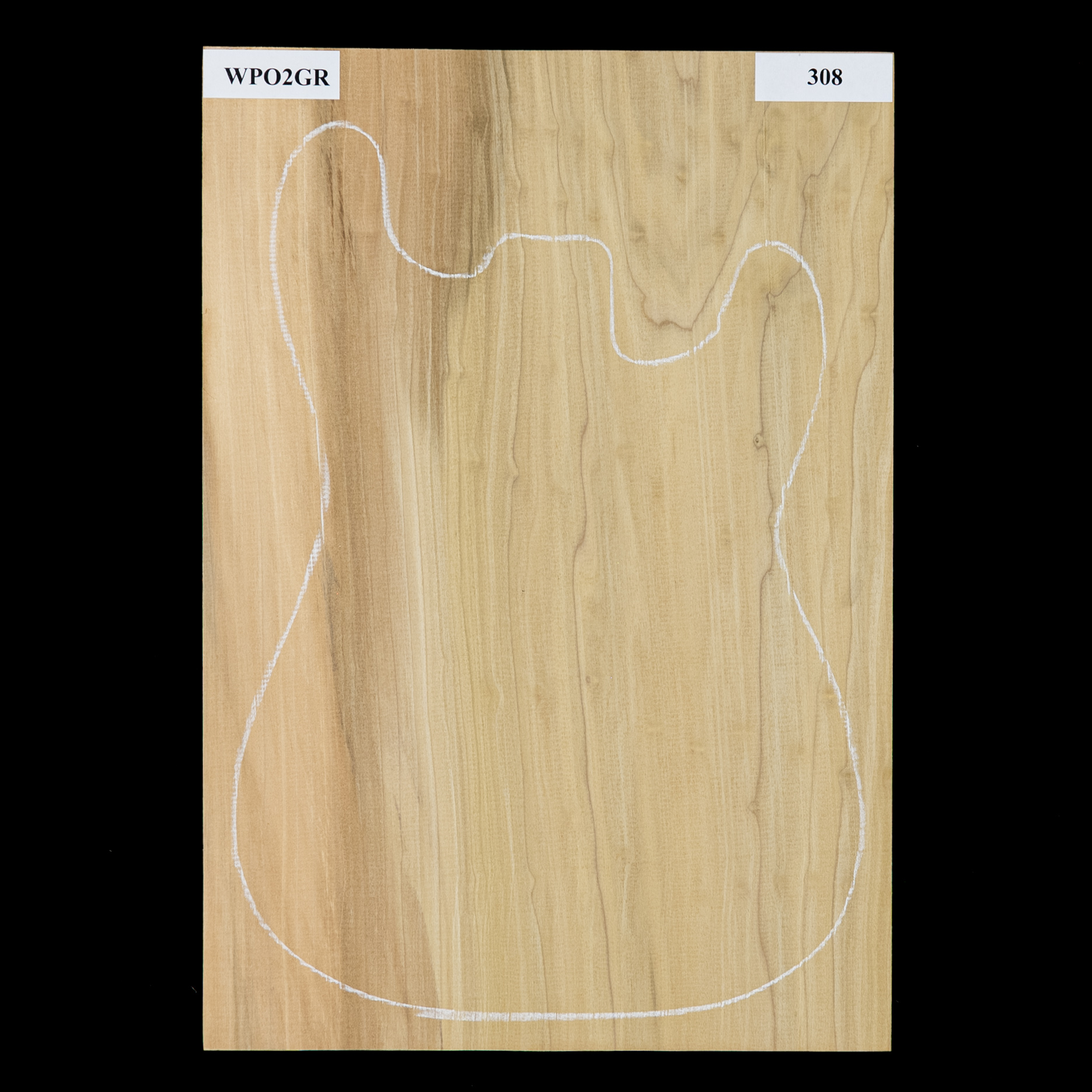 Korpusrohling aus Pappel, 1-teilig (10,2 Pfund) – 308 Korpusrohling aus Pappel, 1-teilig (10,2 Pfund) – 308
