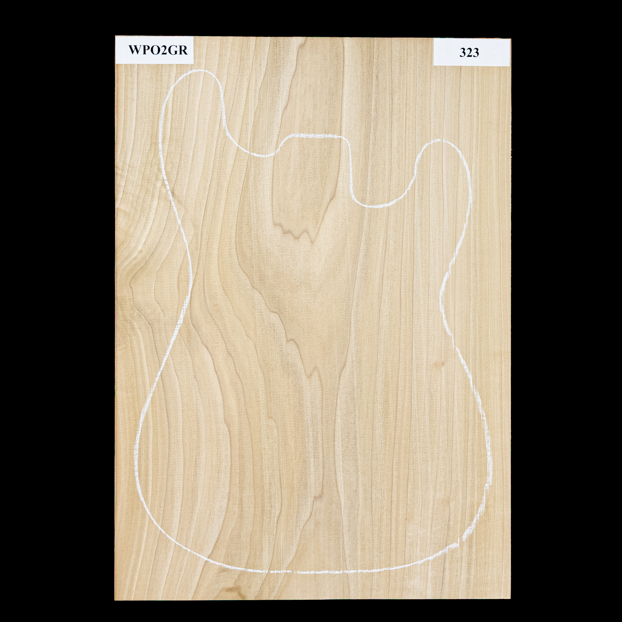 Korpusrohling aus Pappel, 1-teilig (10,4 Pfund) – 323 Korpusrohling aus Pappel, 1-teilig (10,4 Pfund) – 323