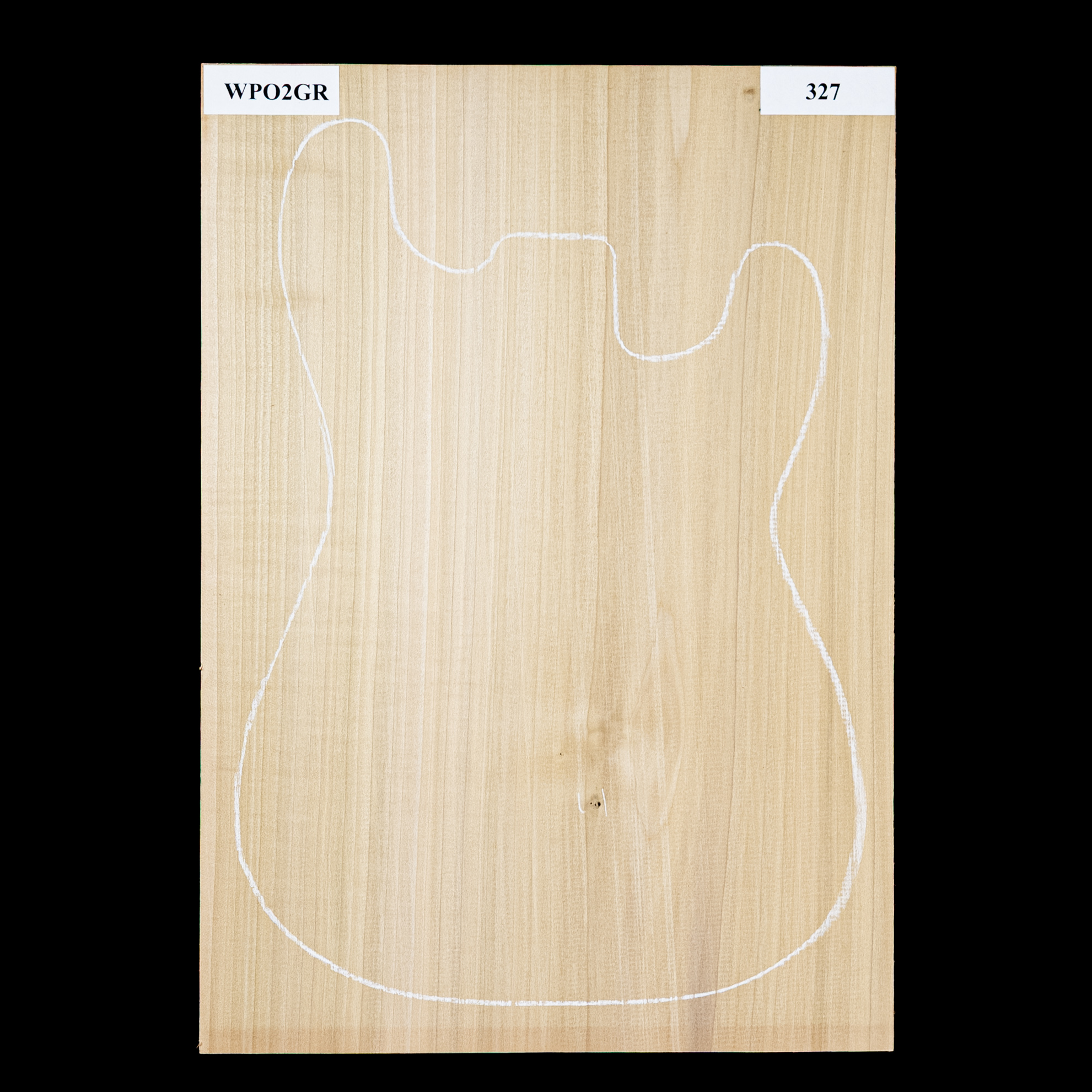 Korpusrohling aus Pappel, 1-teilig (9,3 Pfund) – 327 Korpusrohling aus Pappel, 1-teilig (9,3 Pfund) – 327