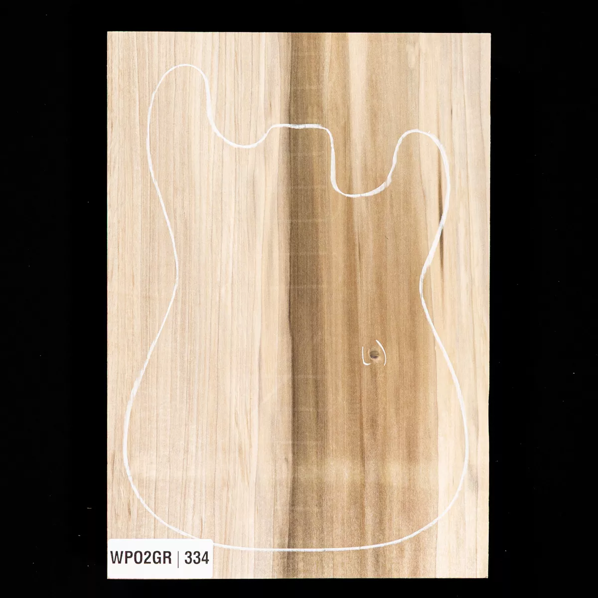 Korpusrohling aus Pappel, 1-teilig (9,4 Pfund) – 334 Korpusrohling aus Pappel, 1-teilig (9,4 Pfund) – 334