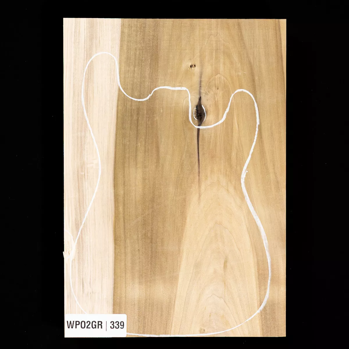 Korpusrohling aus Pappel, 1-teilig (8,9 Pfund) – 339 Korpusrohling aus Pappel, 1-teilig (8,9 Pfund) – 339