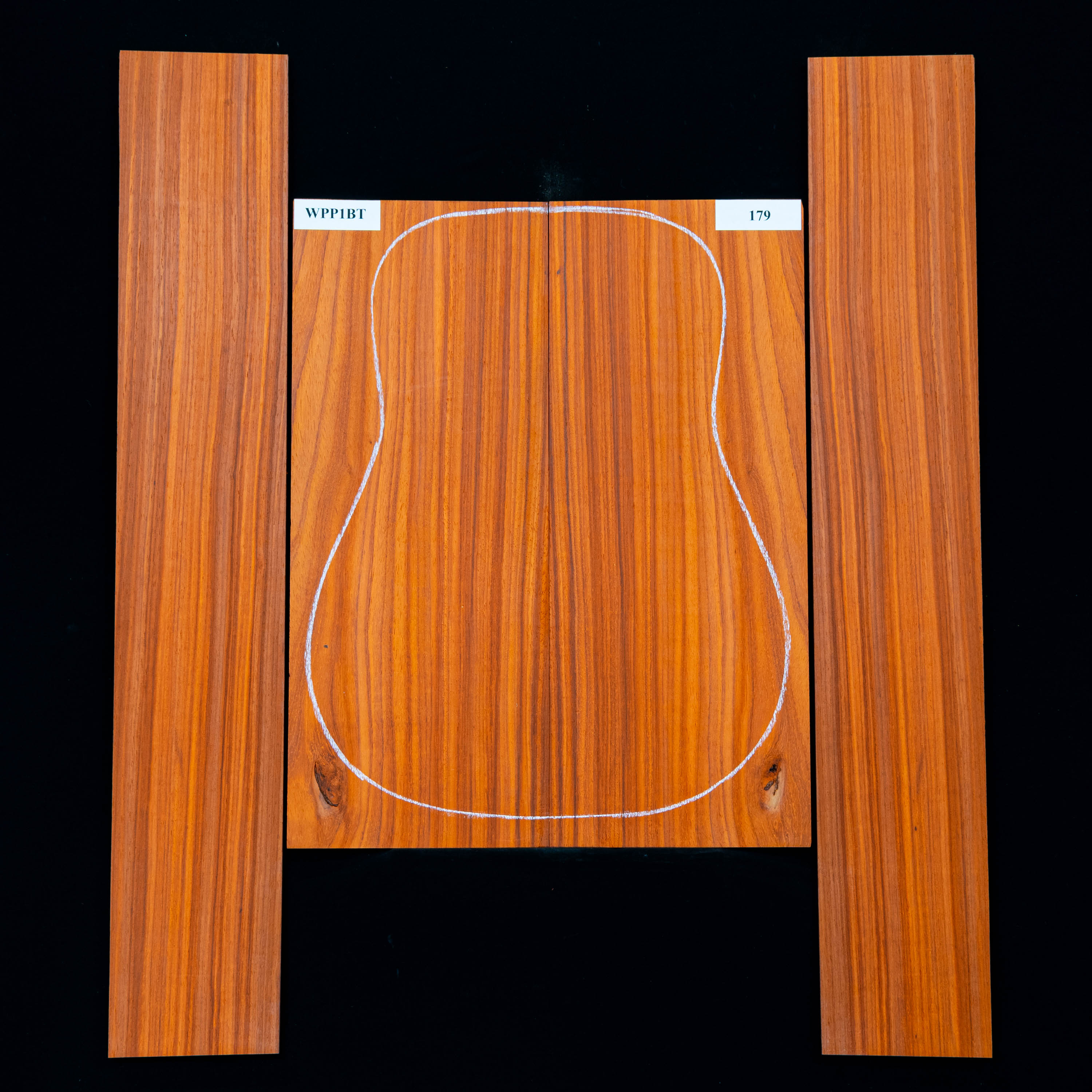 Padauk-Zargen-Set – 179 Padauk-Zargen-Set – 179