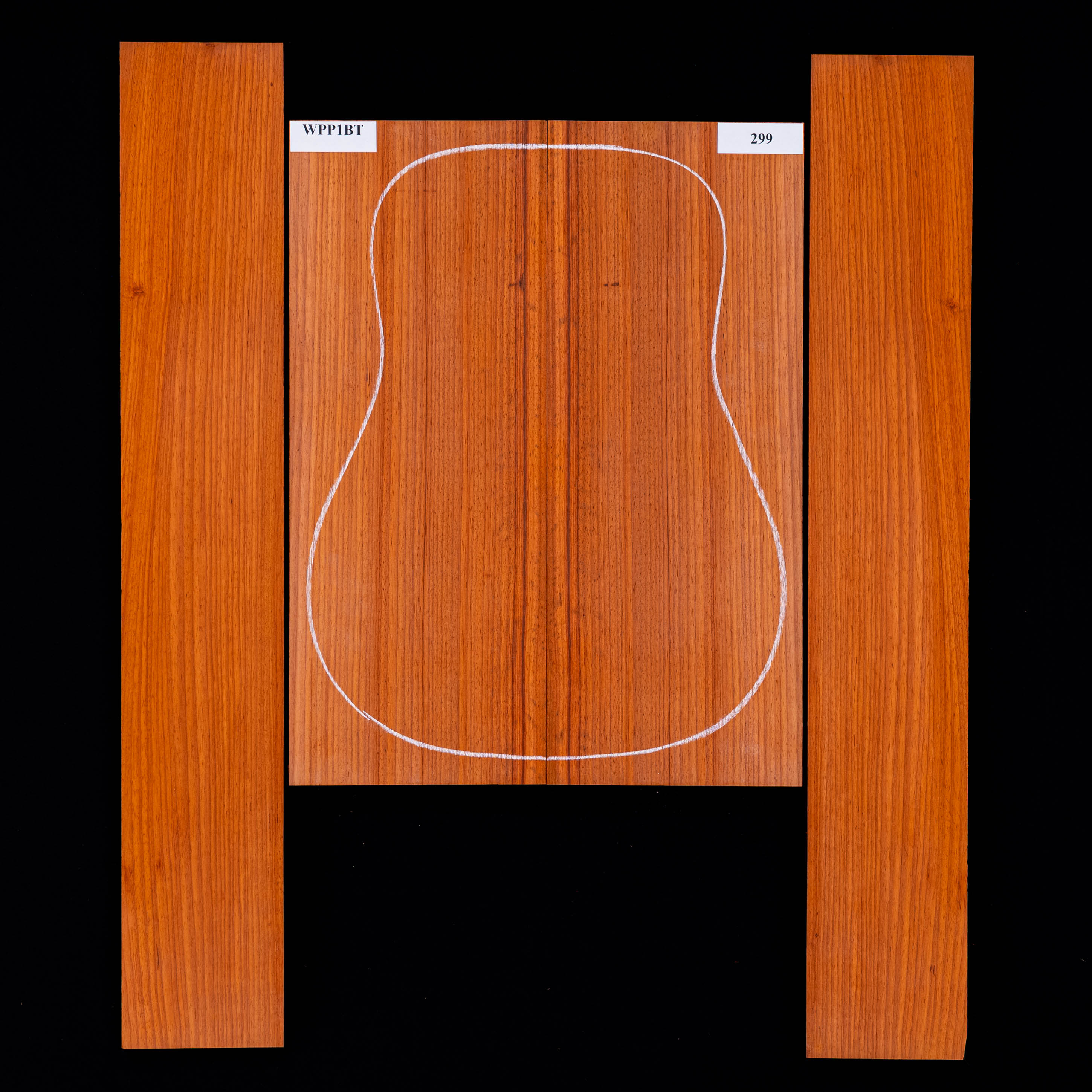 Padauk-Zargen-Set – 299 Padauk-Zargen-Set – 299