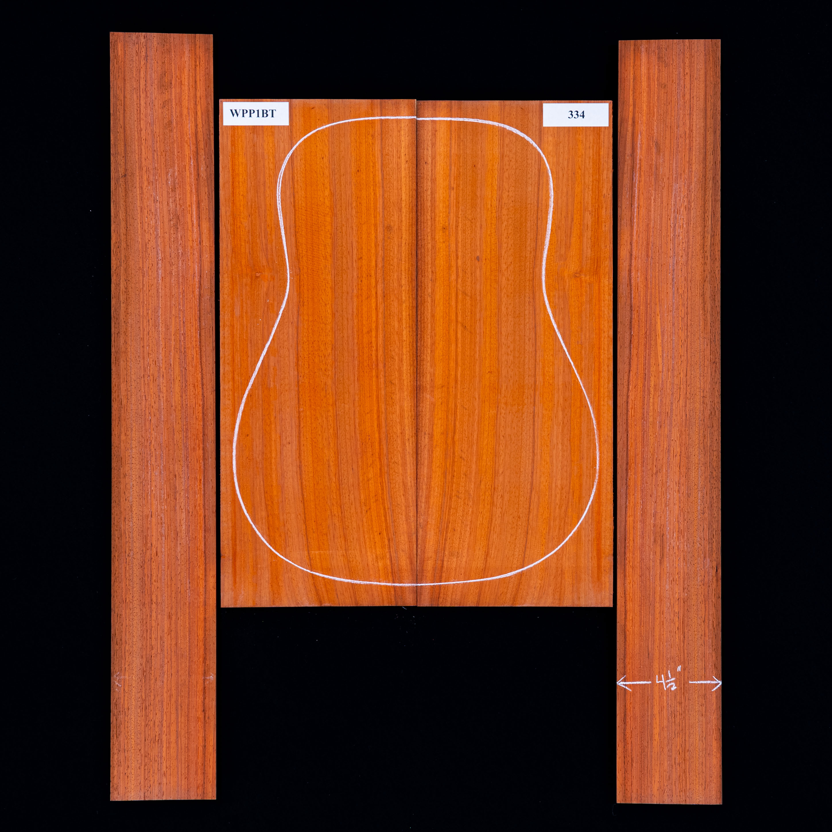 Padauk-Zargen-Set – 334 Padauk-Zargen-Set – 334