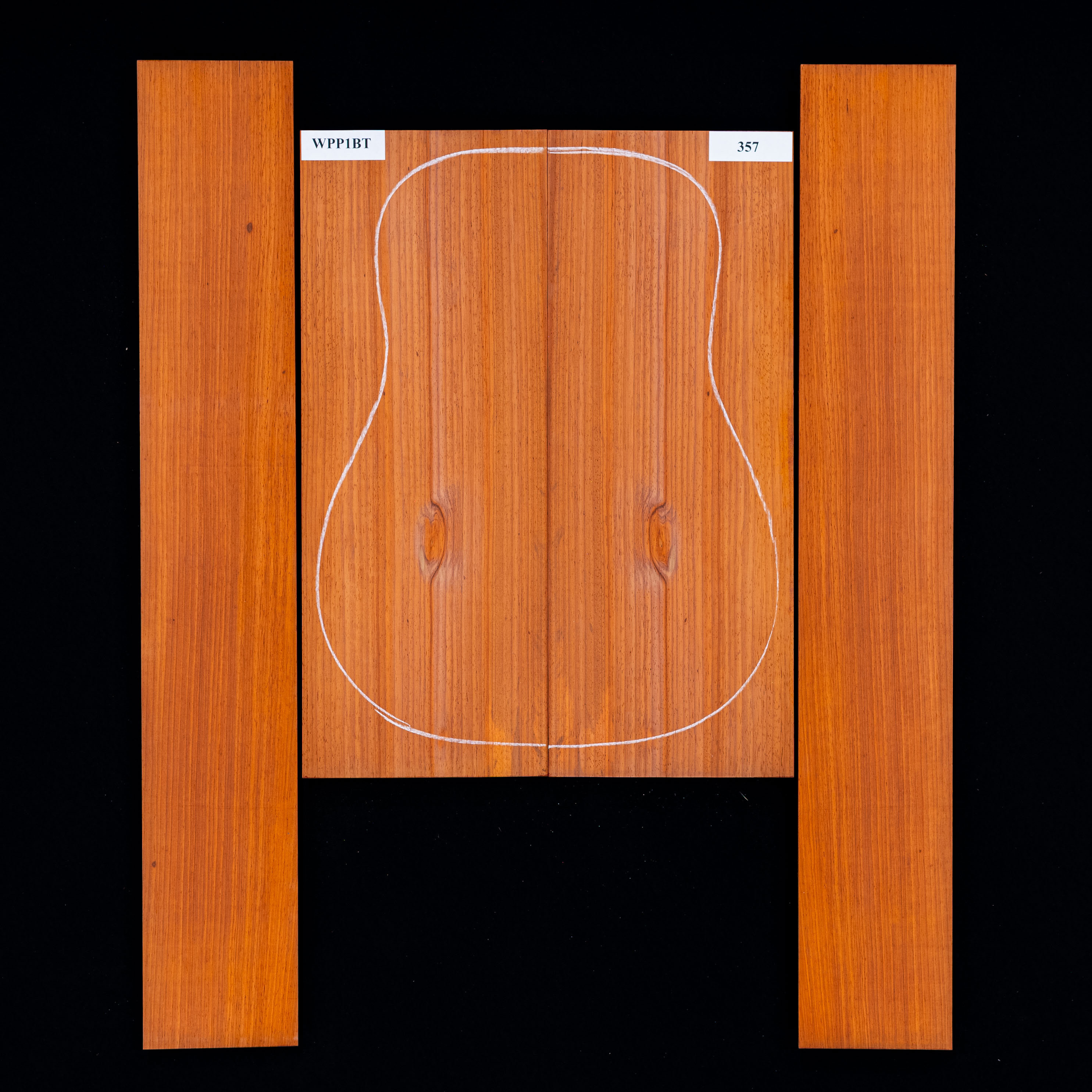 Padauk-Set hinten + Seite – 357 Padauk-Set hinten + Seite – 357