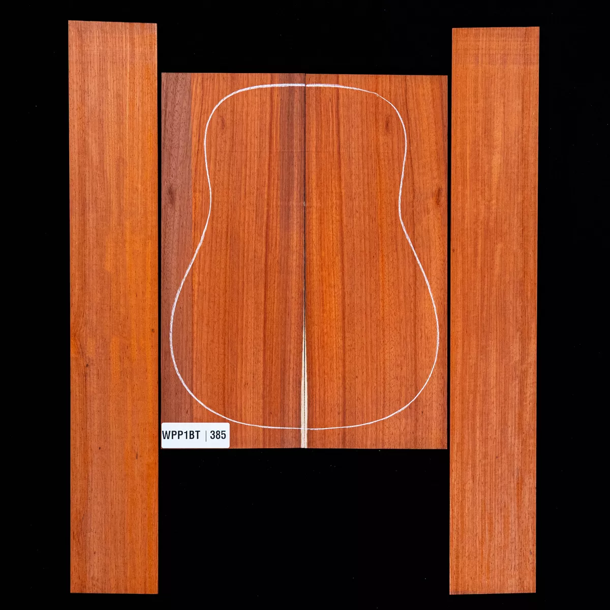 Padauk-Set hinten + Seite – 385 Padauk-Set hinten + Seite – 385