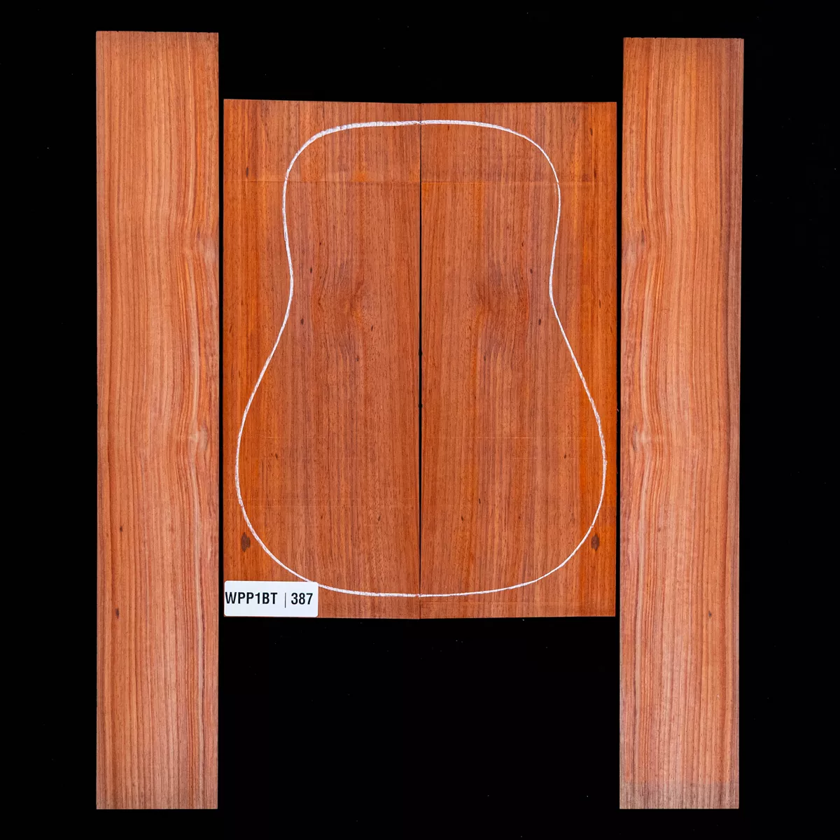 Padauk-Set hinten + Seite – 387 Padauk-Set hinten + Seite – 387