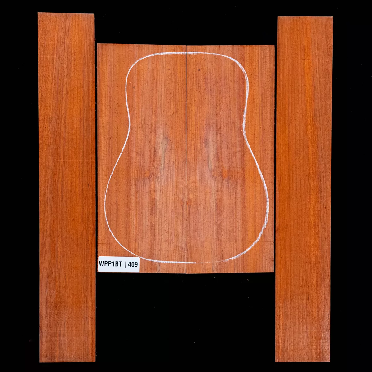 Padauk-Set hinten + Seite – 409 Padauk-Set hinten + Seite – 409