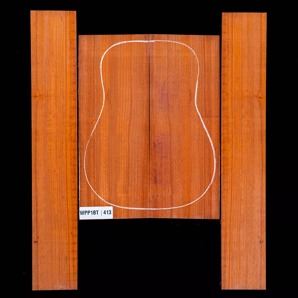 Padauk-Set hinten + Seite – 413 Padauk-Set hinten + Seite – 413