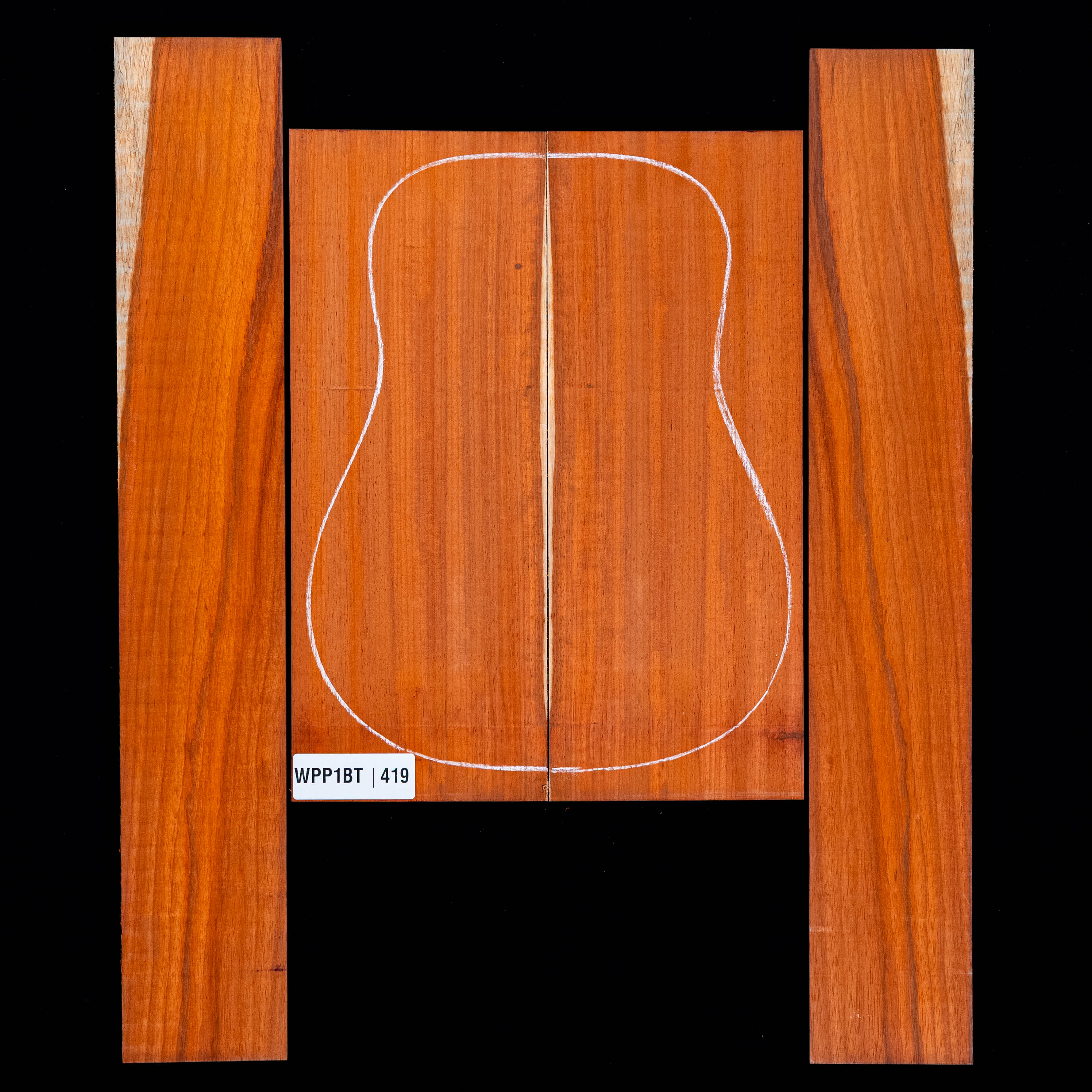 Padauk-Set hinten + Seite – 419 Padauk-Set hinten + Seite – 419