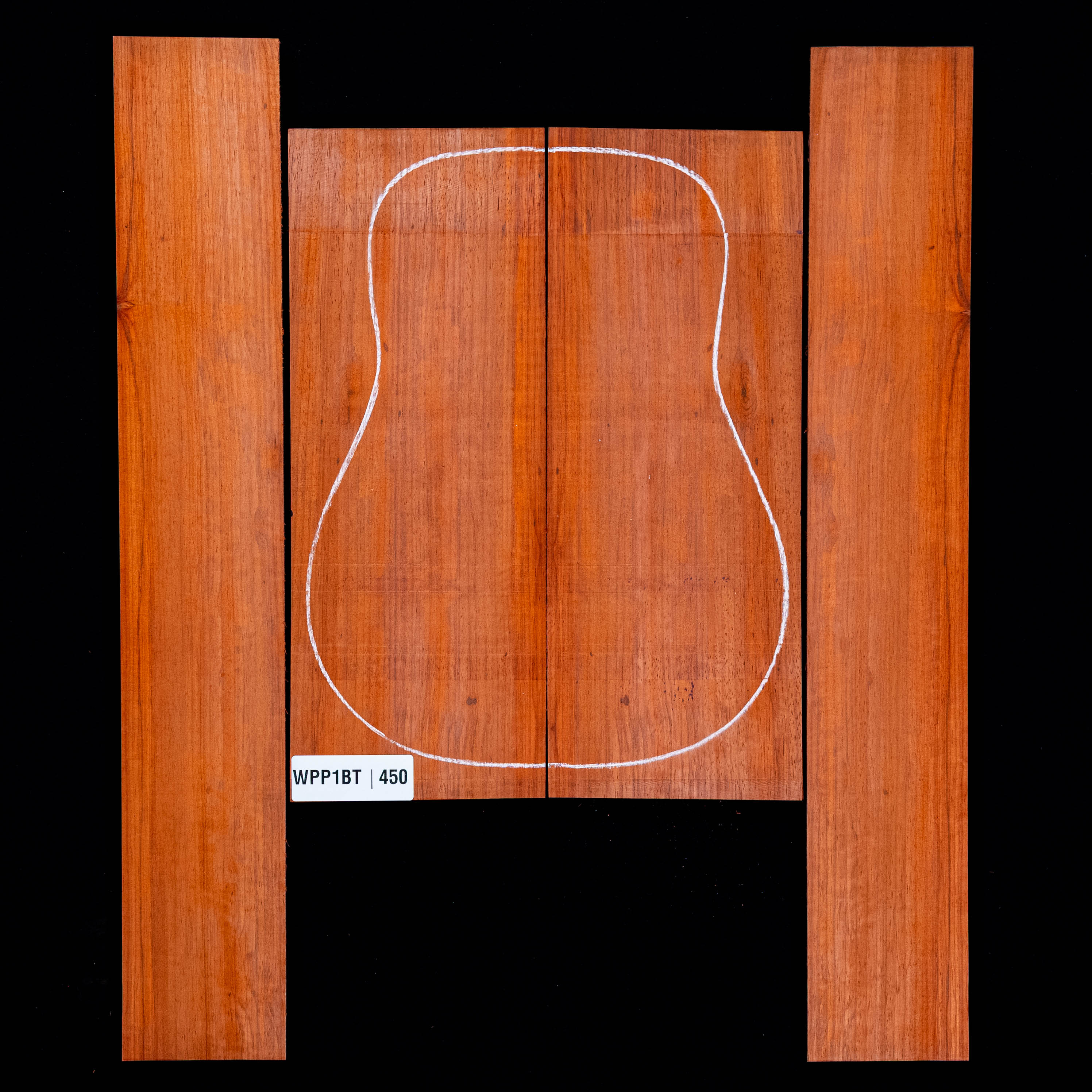 Padauk-Set hinten + Seite – 450