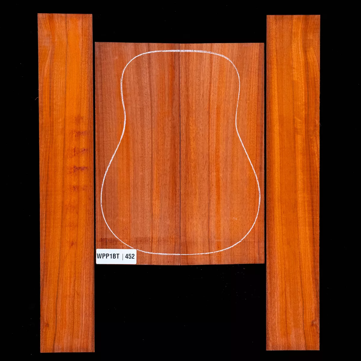 Padauk-Set hinten + Seite – 452 Padauk-Set hinten + Seite – 452
