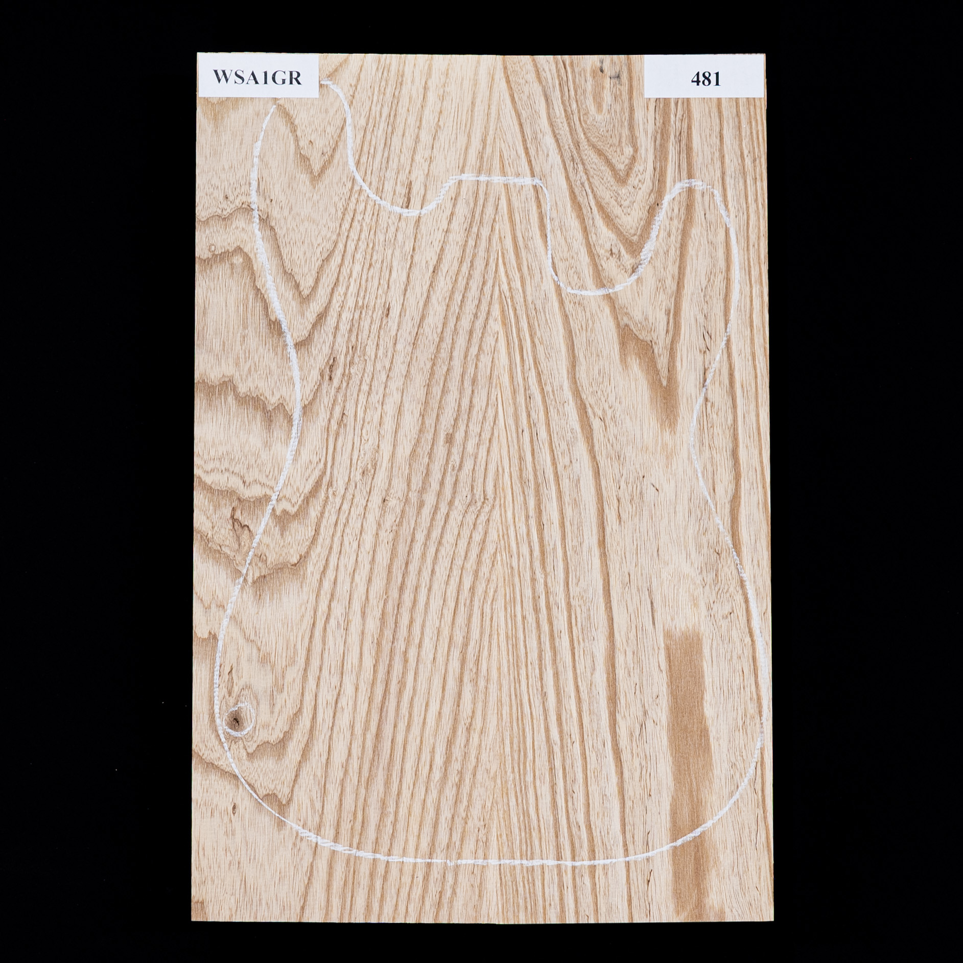 Swamp Ash-Leerwert, 2-teilig (9,2 lb) - 481 Swamp Ash-Leerwert, 2-teilig (9,2 lb) - 481