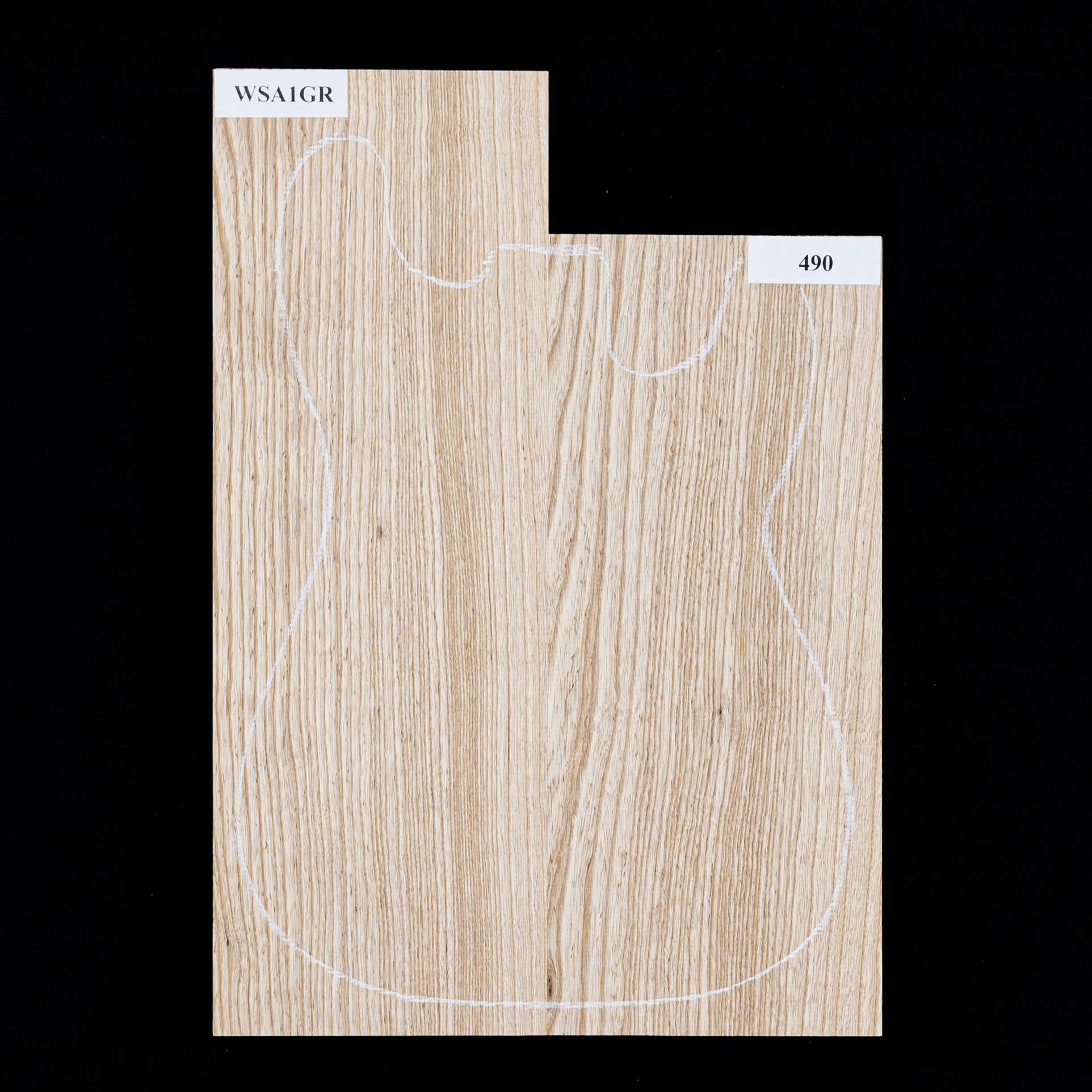 Swamp Ash-Leerwert, 2-teilig (9,8 lb) - 490 Swamp Ash-Leerwert, 2-teilig (9,8 lb) - 490