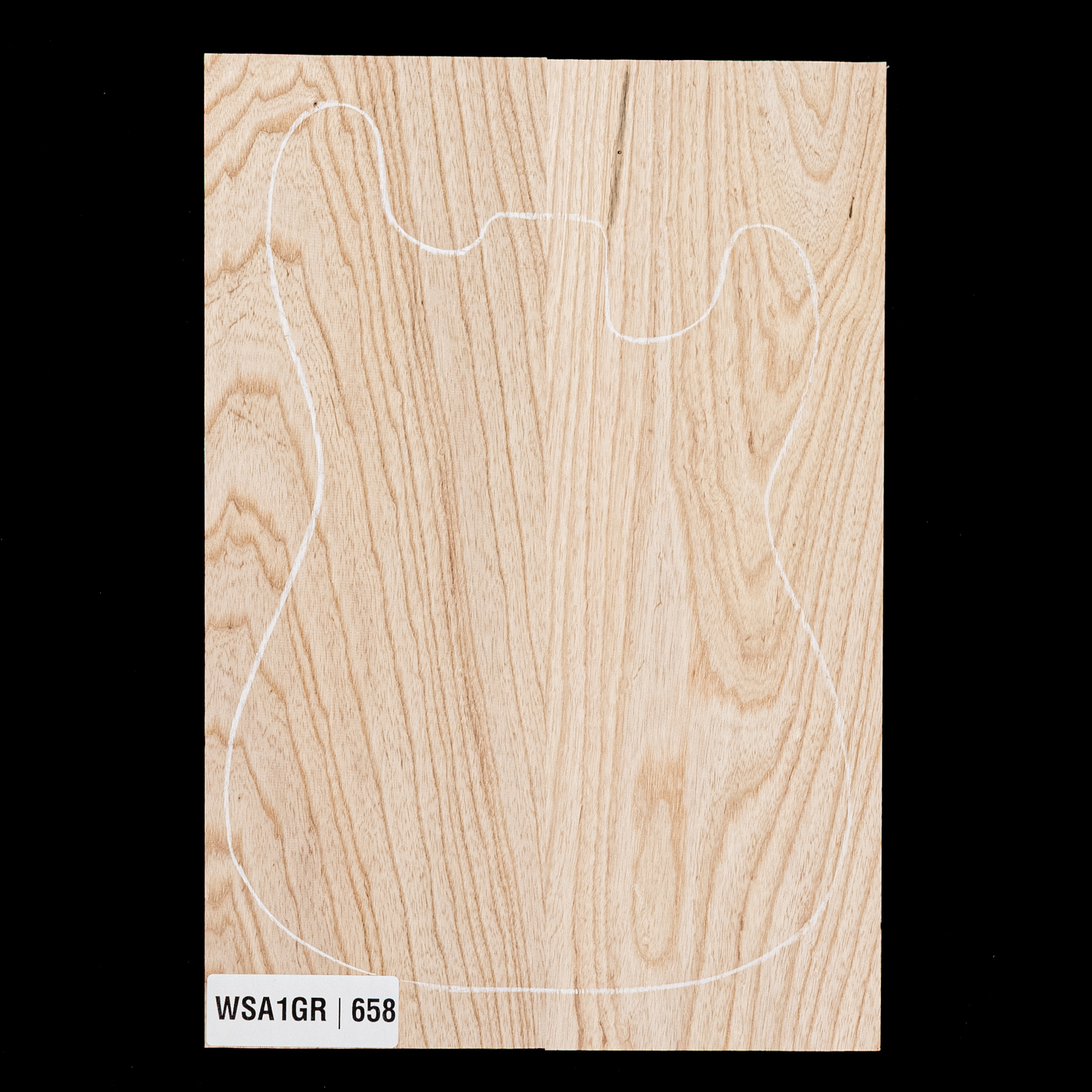 Swamp Ash Body Blank, 2-piece (8.8 lb) - 658