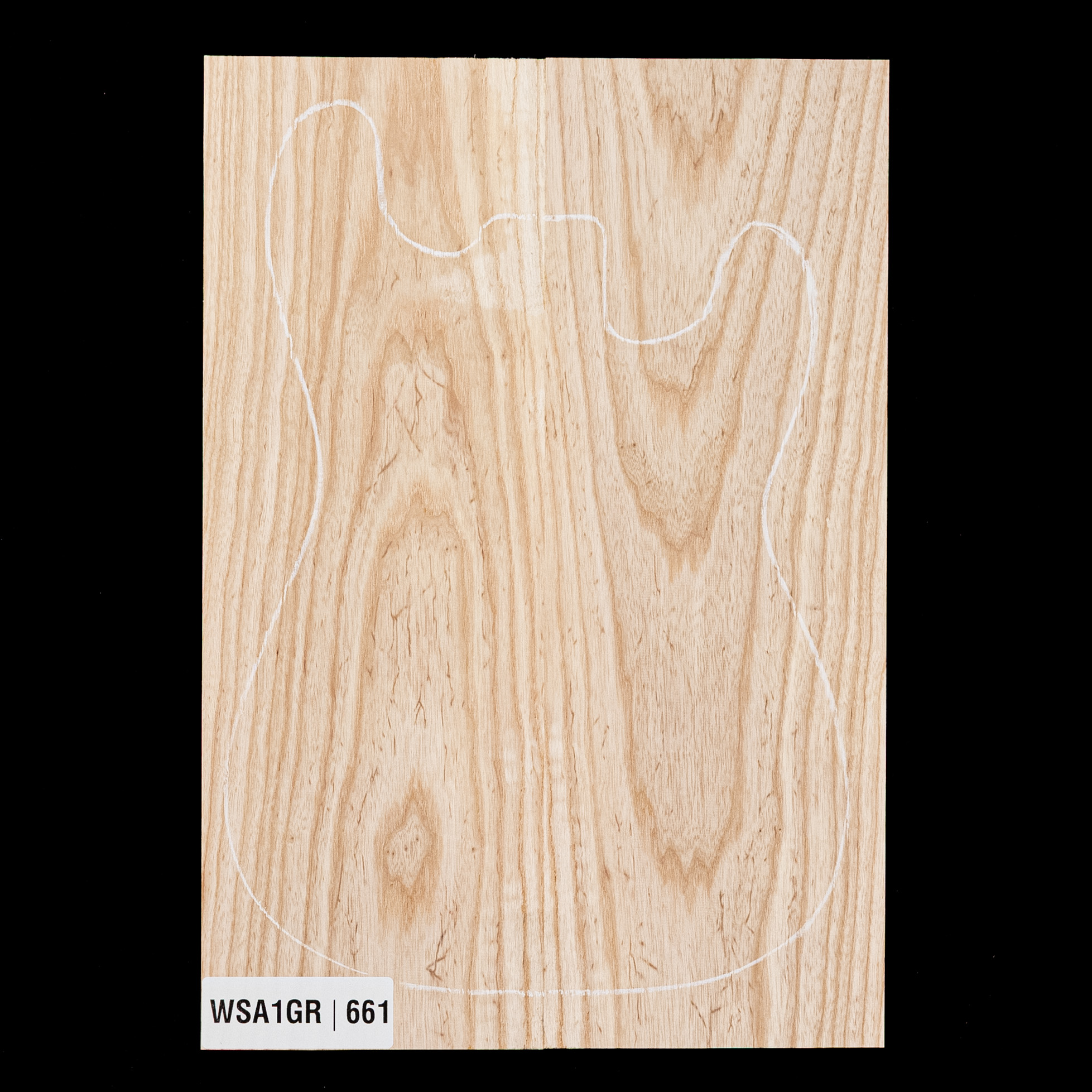 Swamp Ash Body Blank, 2-piece (10.7 lb) - 661