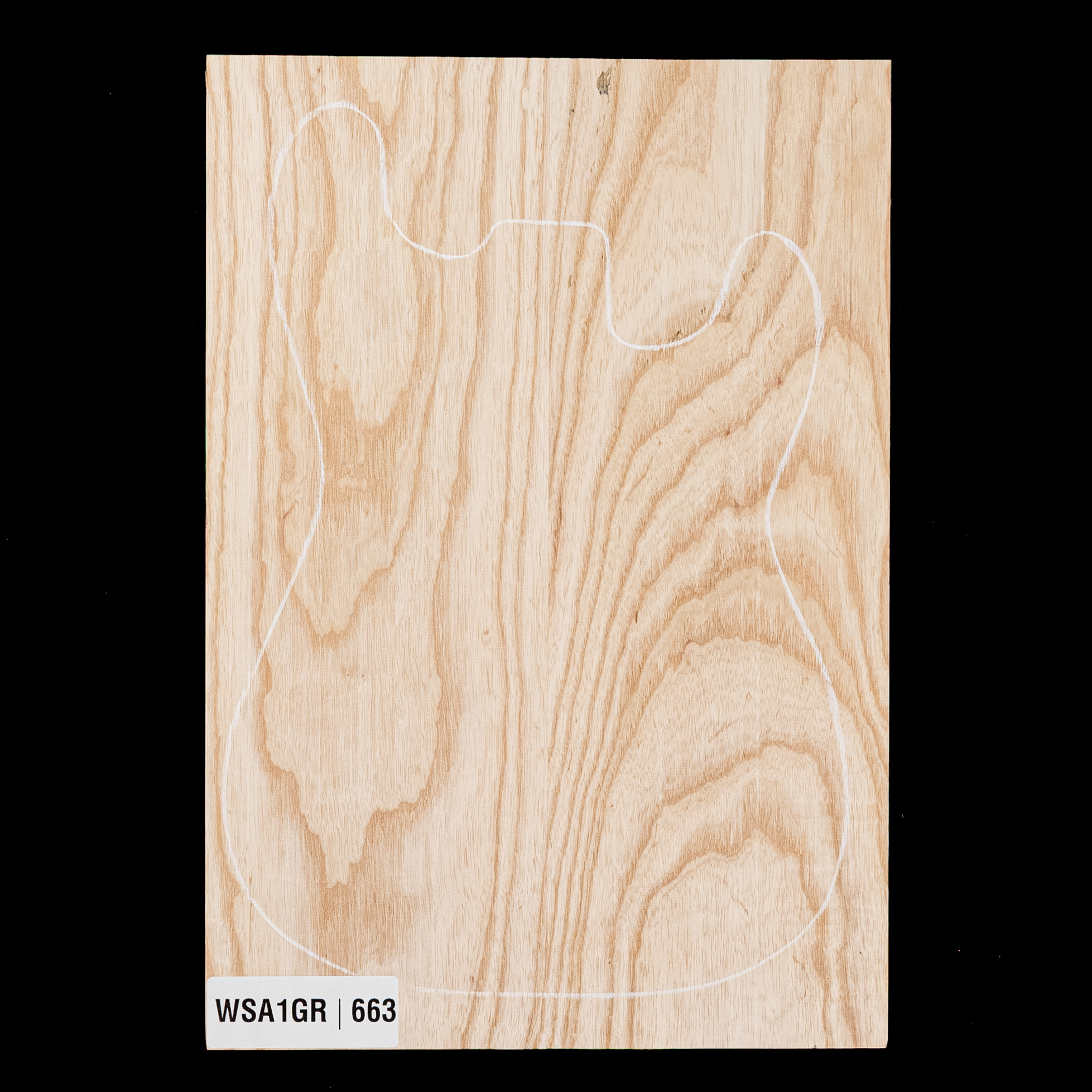 Swamp Ash Body Blank, 2-piece (9.3 lb) - 663