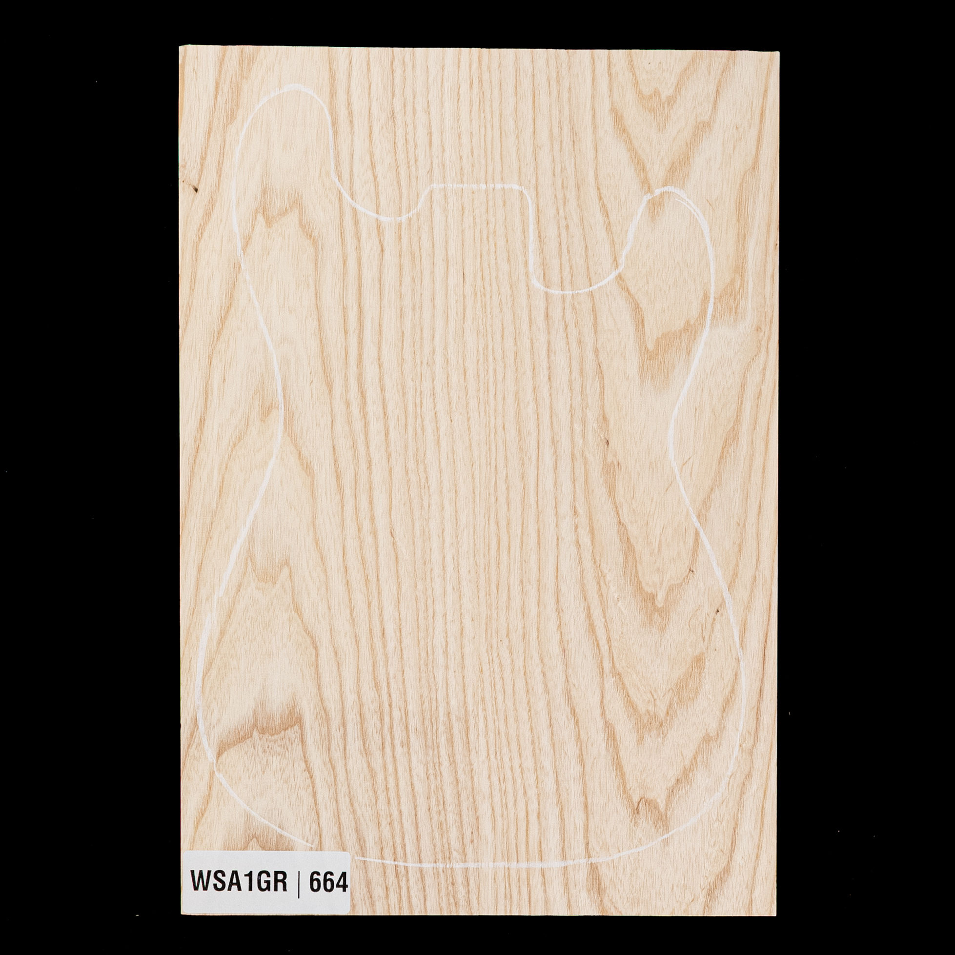 Swamp Ash Body Blank, 2-piece (9.4 lb) - 664