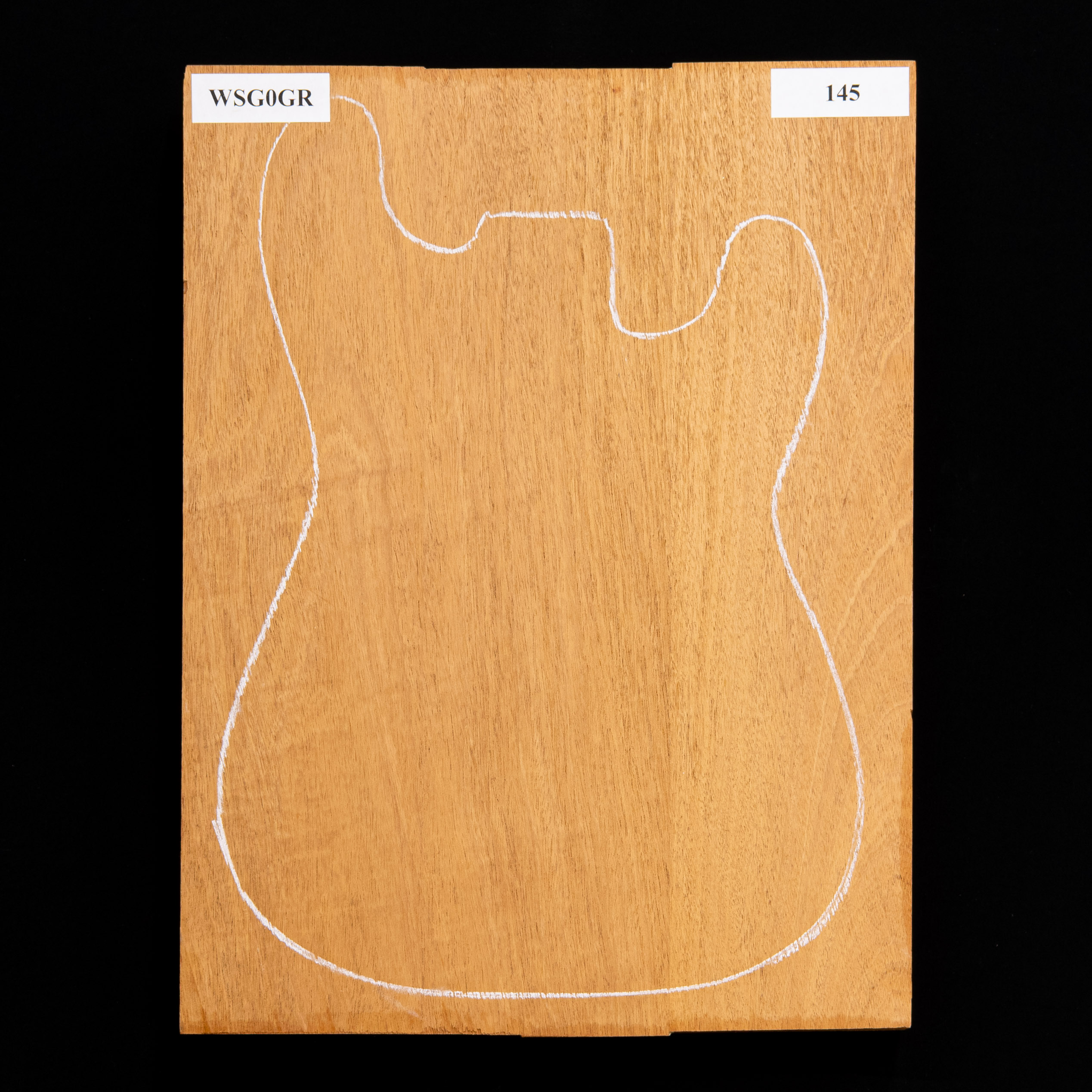 Honduran-Mahagoni-Korpusrohling, 3-Piece – 145 Honduran-Mahagoni-Korpusrohling, 3-Piece – 145