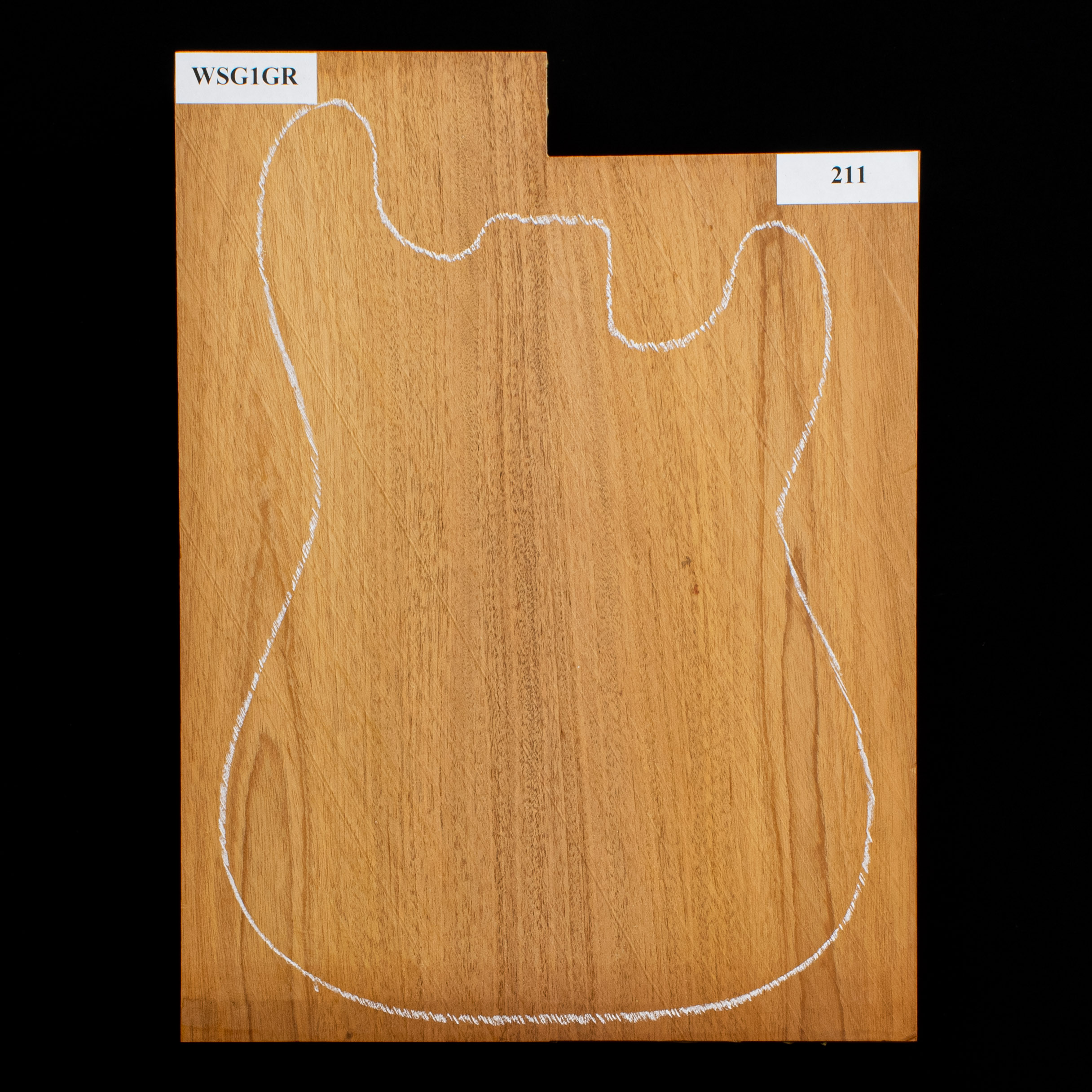 Honduran Mahagoni Korpusrohling, 2-Piece – 211