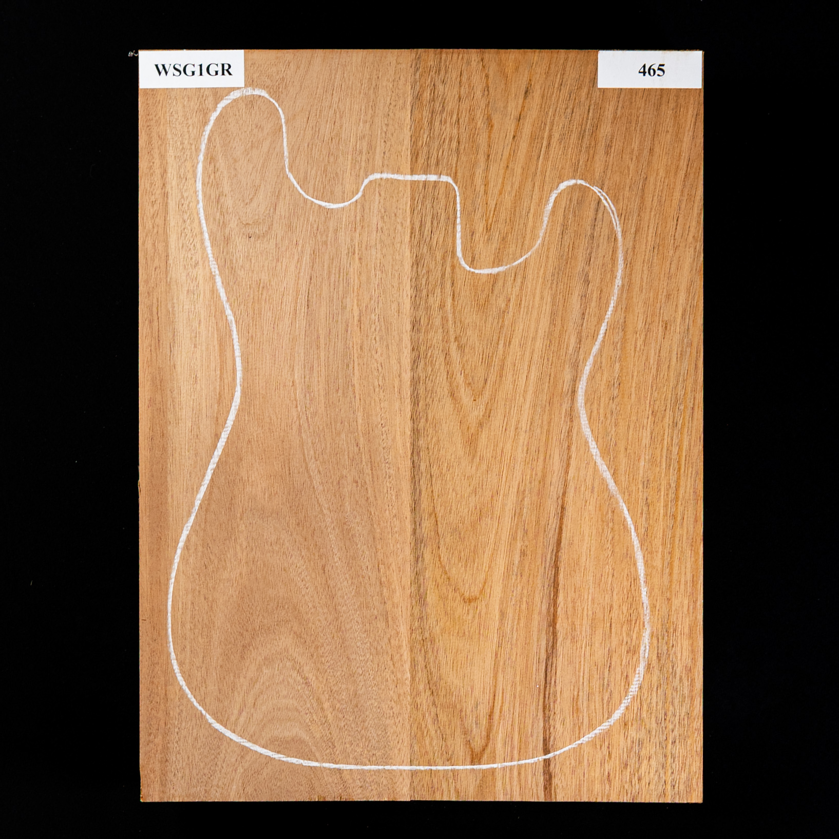 Korpusrohling aus Afrikanischem Mahagoni, 2-teilig (10,4 Pfund) – 465 Korpusrohling aus Afrikanischem Mahagoni, 2-teilig (10,4 Pfund) – 465