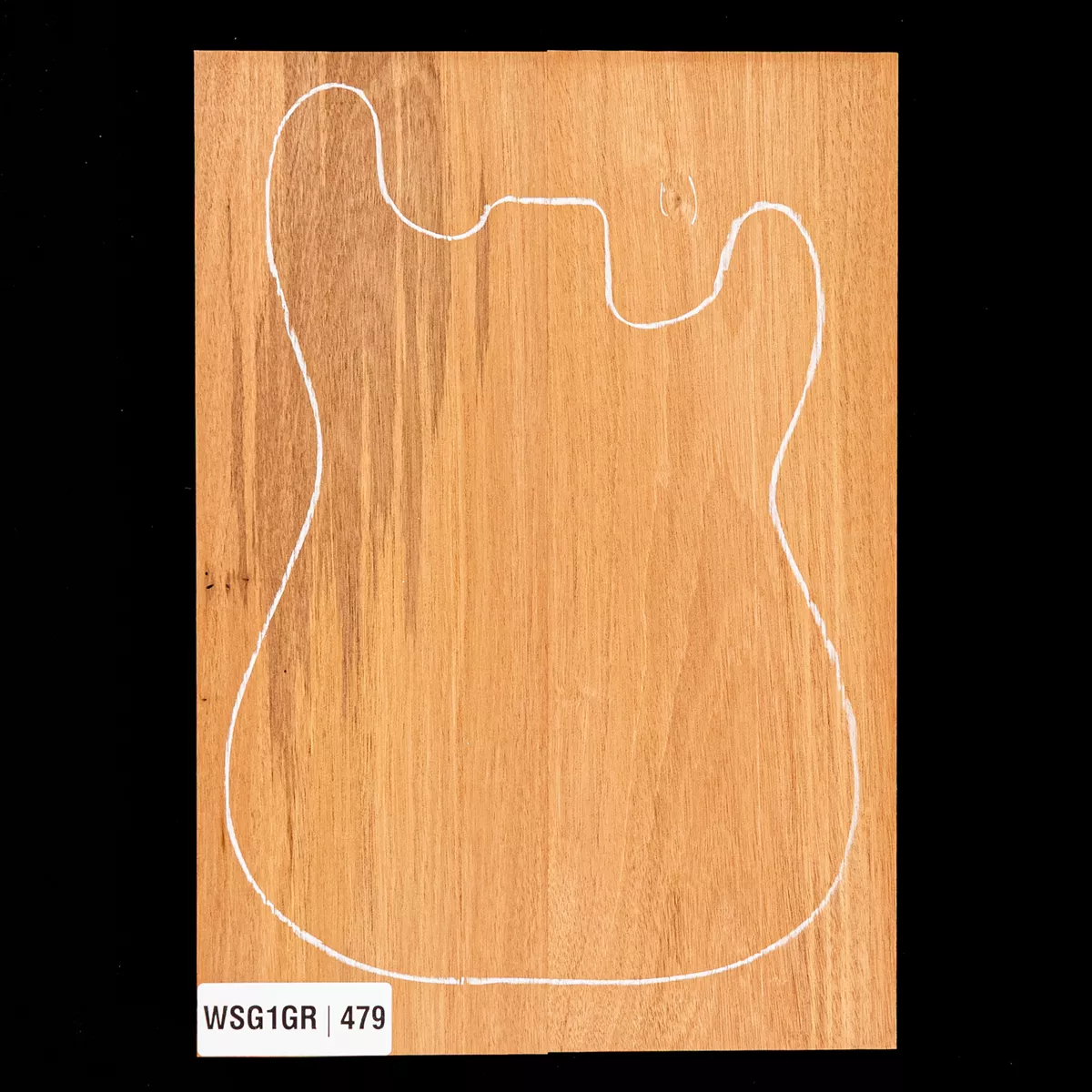 Korpusrohling aus Afrikanischem Mahagoni, 2-teilig (10 Pfund) – 479 Korpusrohling aus Afrikanischem Mahagoni, 2-teilig (10 Pfund) – 479