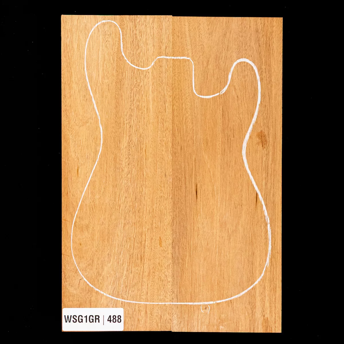 Korpusrohling aus Afrikanischem Mahagoni, 2-teilig (10,9 Pfund) – 488 Korpusrohling aus Afrikanischem Mahagoni, 2-teilig (10,9 Pfund) – 488