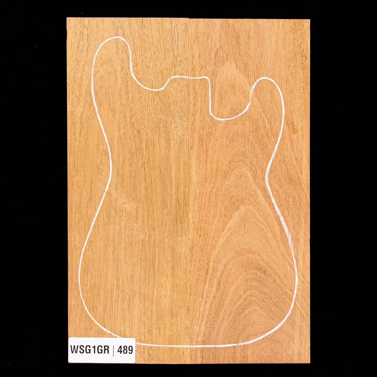 Korpusrohling aus Afrikanischem Mahagoni, 2-teilig (11,8 Pfund) – 489 Korpusrohling aus Afrikanischem Mahagoni, 2-teilig (11,8 Pfund) – 489