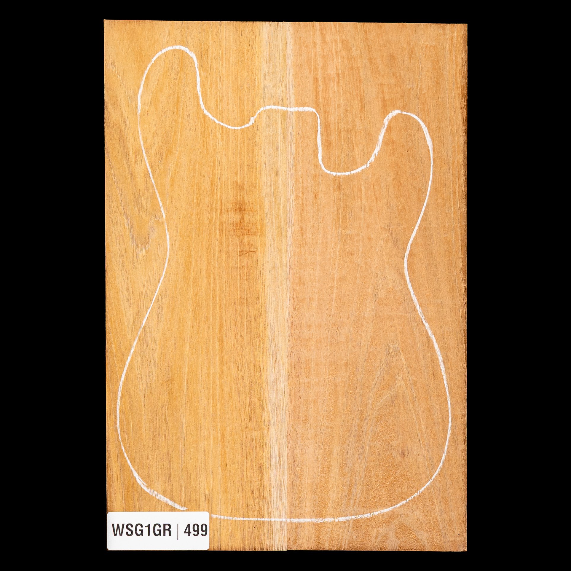 Korpusrohling aus Afrikanischem Mahagoni, 2-teilig (9,9 Pfund) – 499 Korpusrohling aus Afrikanischem Mahagoni, 2-teilig (9,9 Pfund) – 499