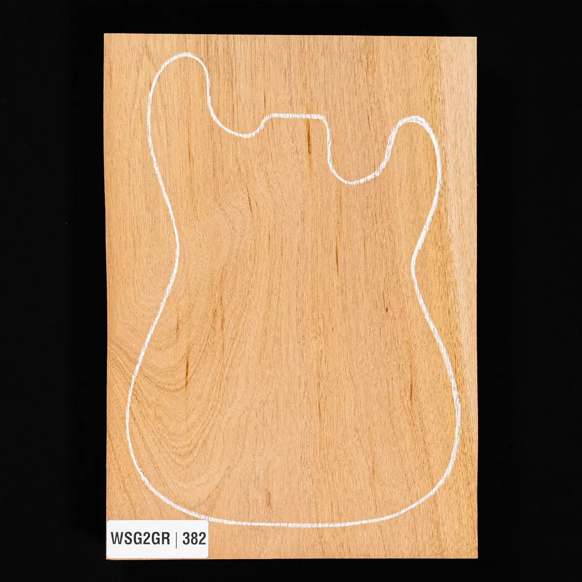 Korpusrohling aus Amerikanischem Mahagoni, 1-teilig (11,5 Pfund) – 382 Korpusrohling aus Amerikanischem Mahagoni, 1-teilig (11,5 Pfund) – 382