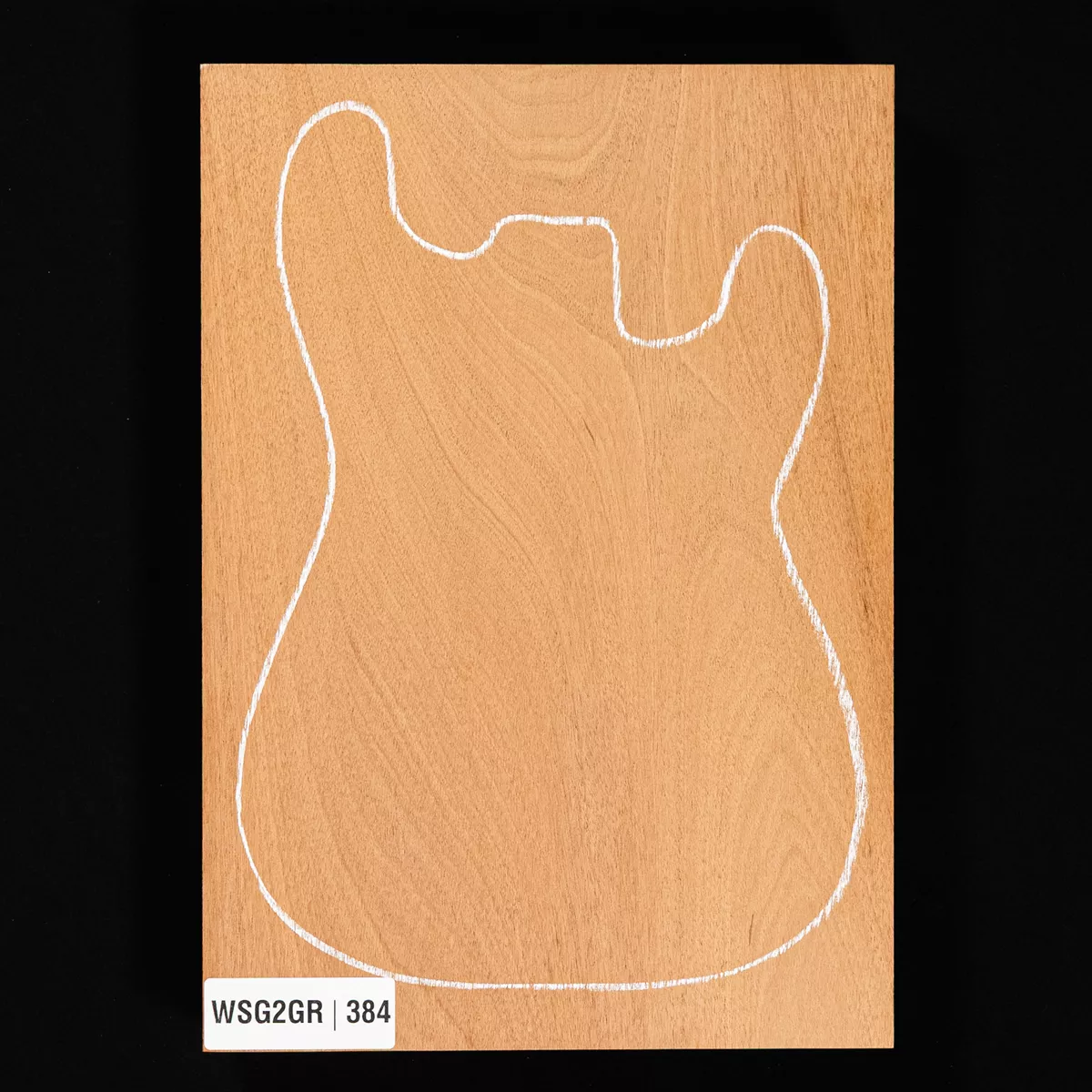 Korpusrohling aus Amerikanischem Mahagoni, 1-teilig (11,1 Pfund) – 384 Korpusrohling aus Amerikanischem Mahagoni, 1-teilig (11,1 Pfund) – 384