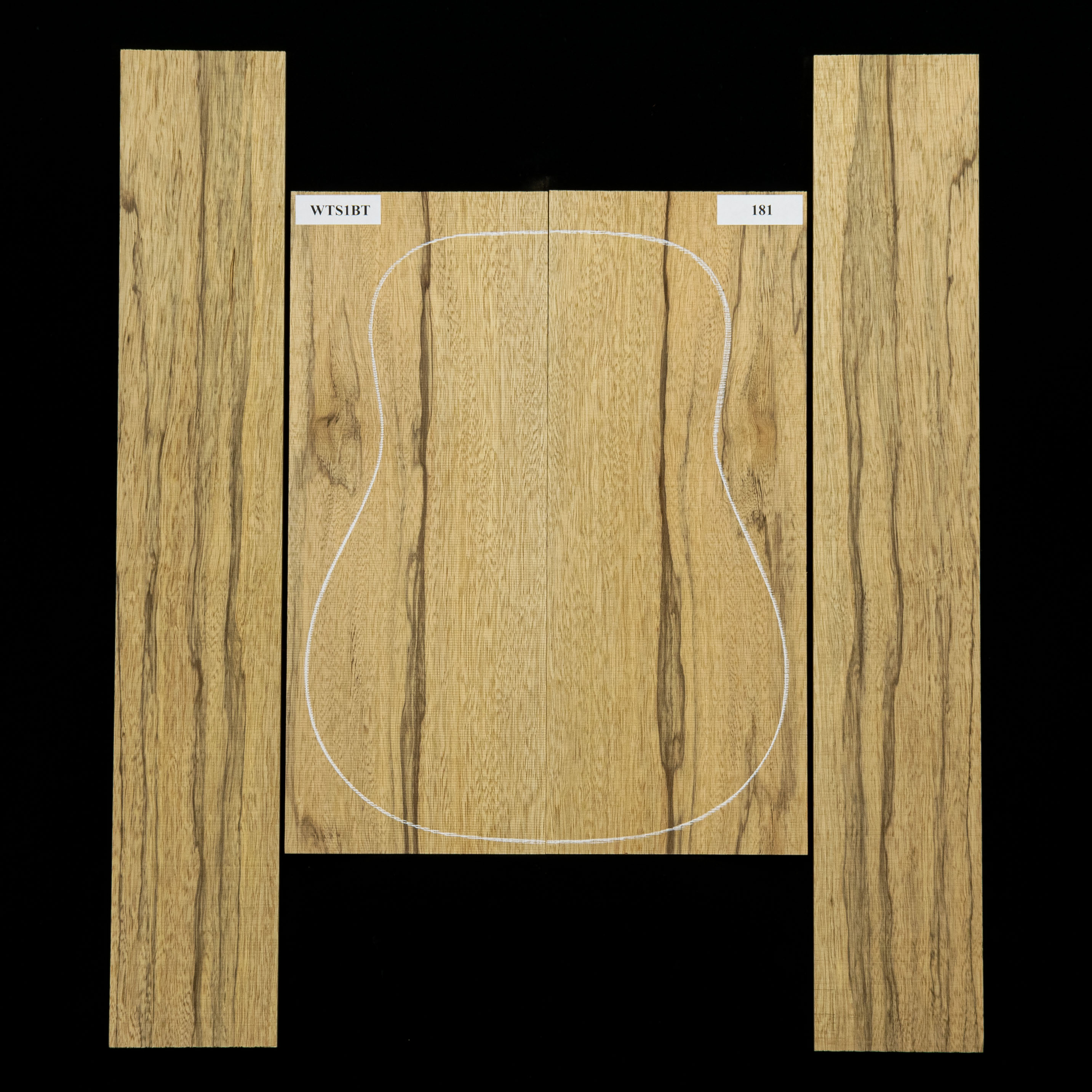 Boden + Zargen-Set aus Black Limba – 181 Boden + Zargen-Set aus Black Limba – 181