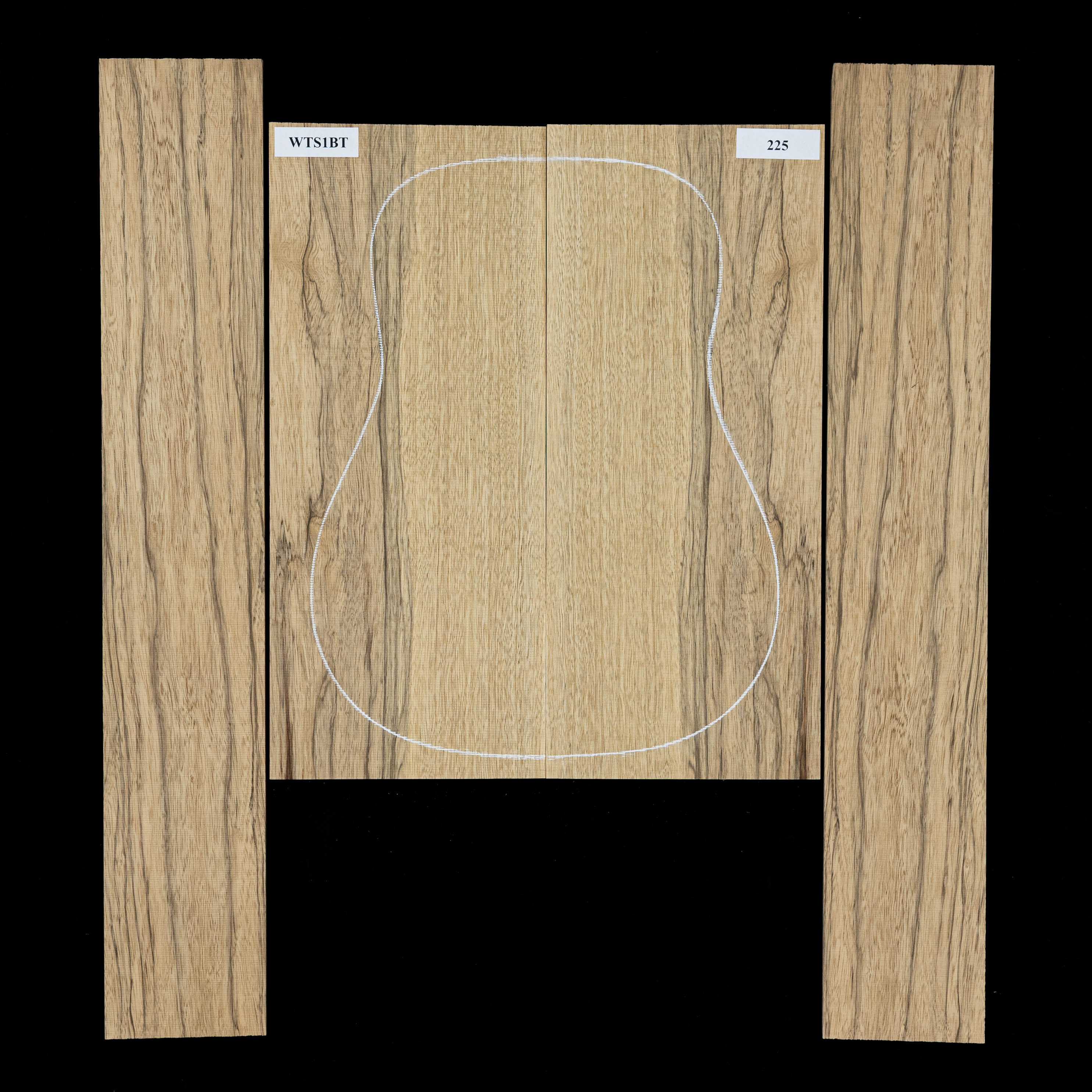Boden + Zargen-Set aus Black Limba – 225 Boden + Zargen-Set aus Black Limba – 225