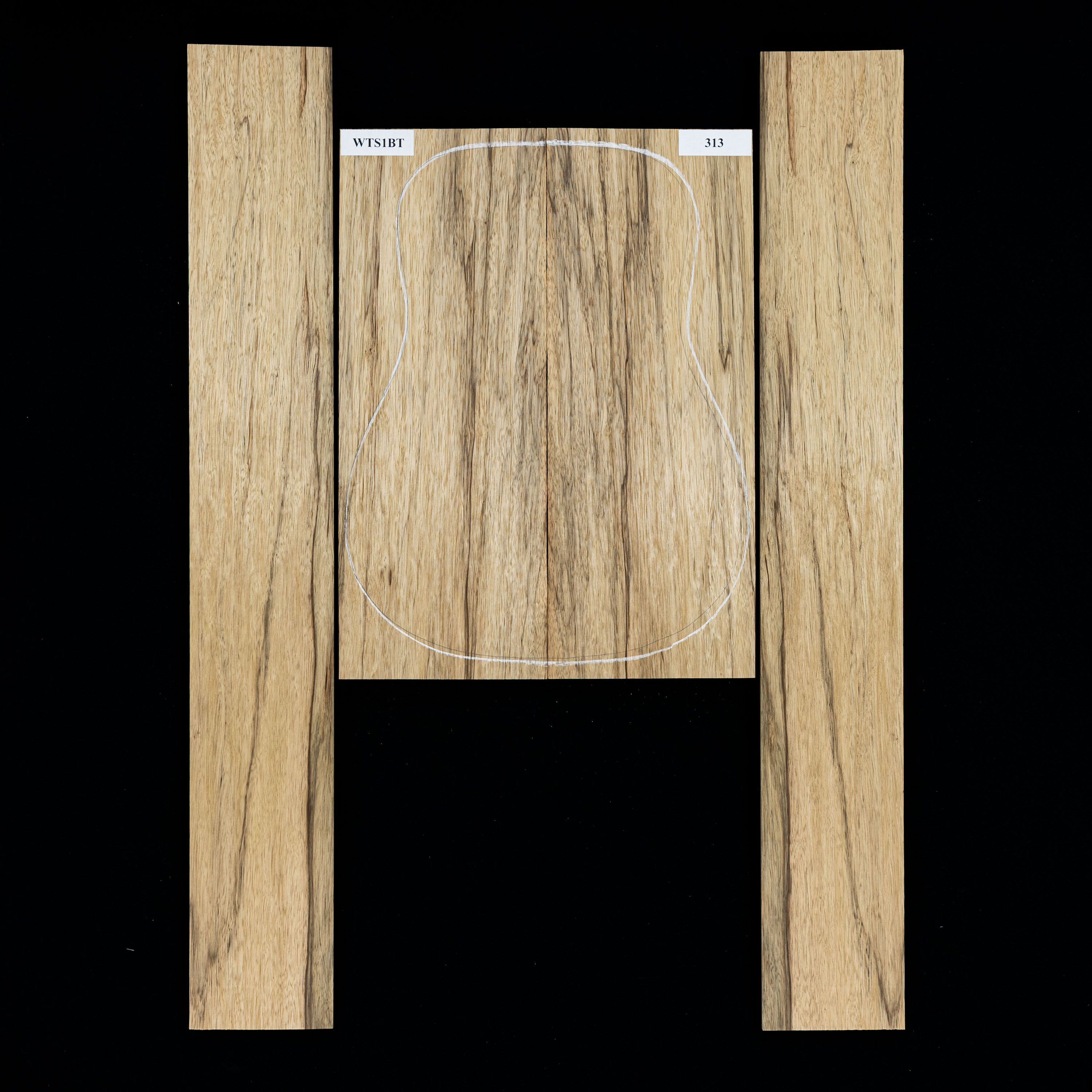 Boden + Zargen-Set aus Black Limba – 313 Boden + Zargen-Set aus Black Limba – 313