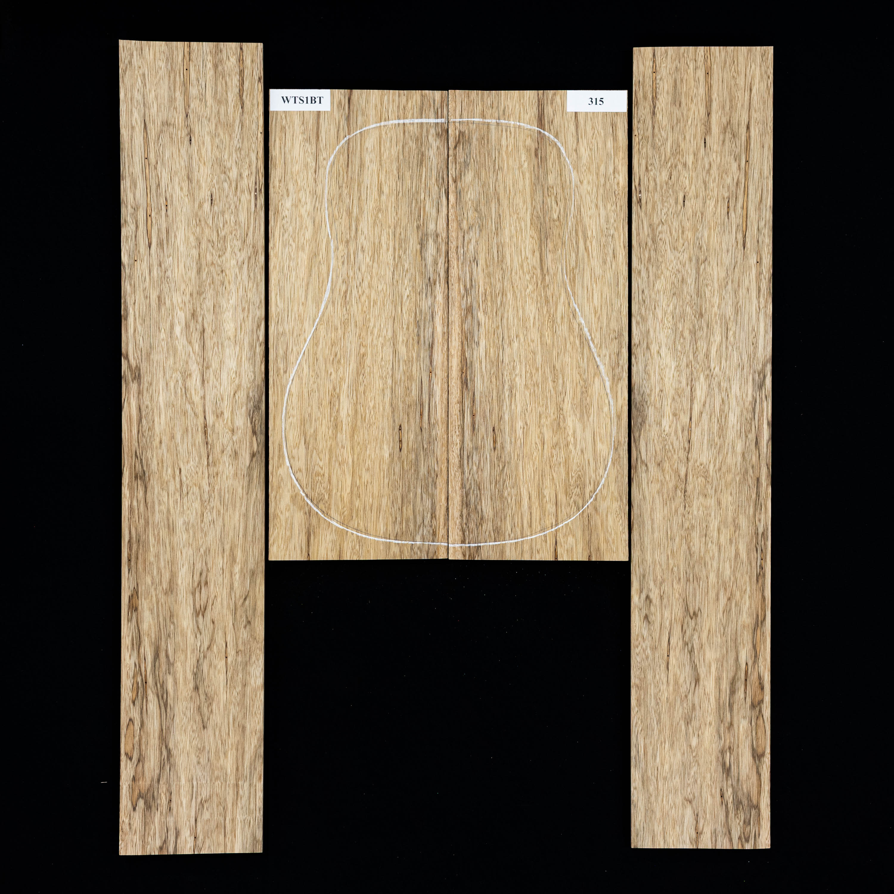 Boden + Zargen-Set aus Black Limba – 315 Boden + Zargen-Set aus Black Limba – 315
