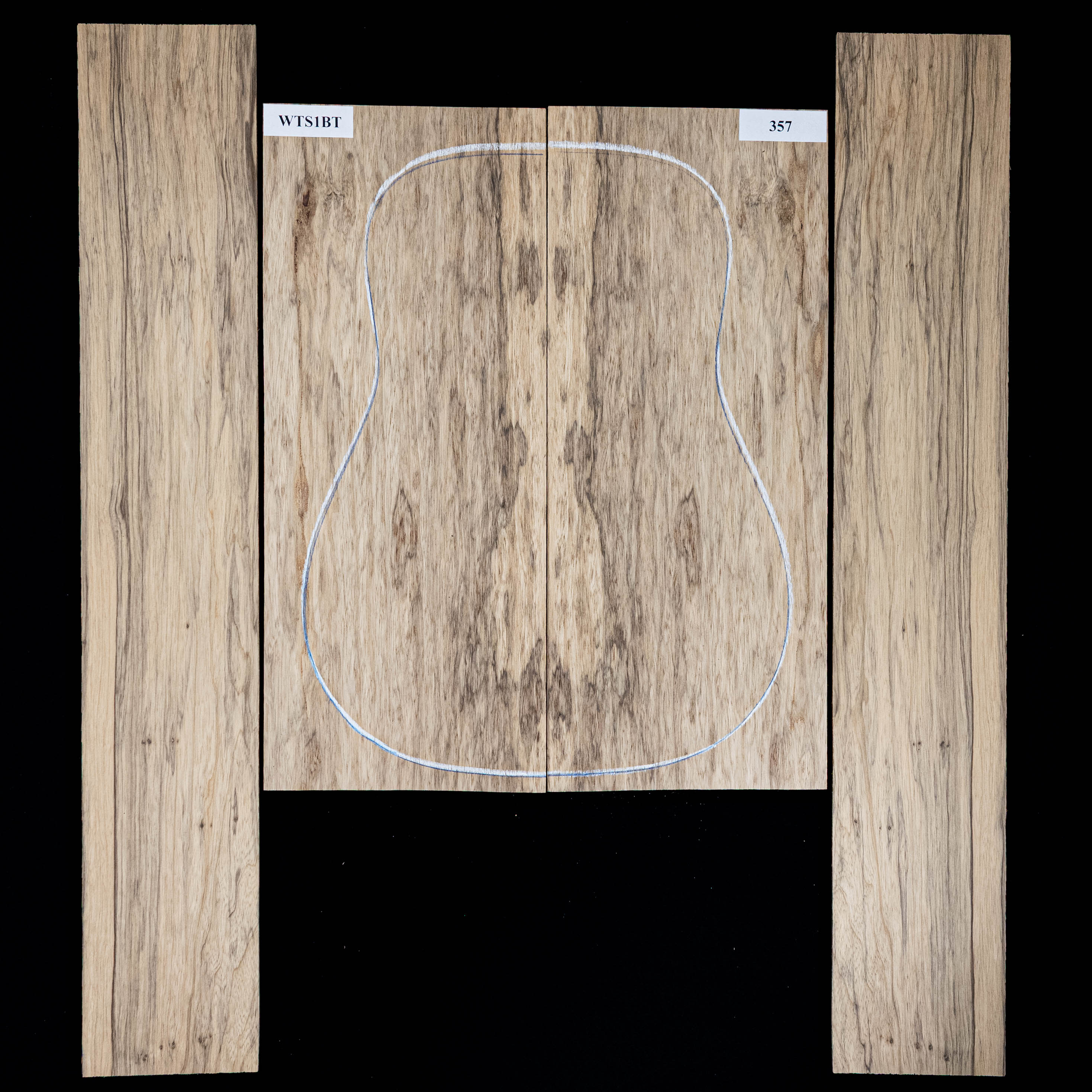 Boden + Zargen-Set aus Black Limba – 357 Boden + Zargen-Set aus Black Limba – 357