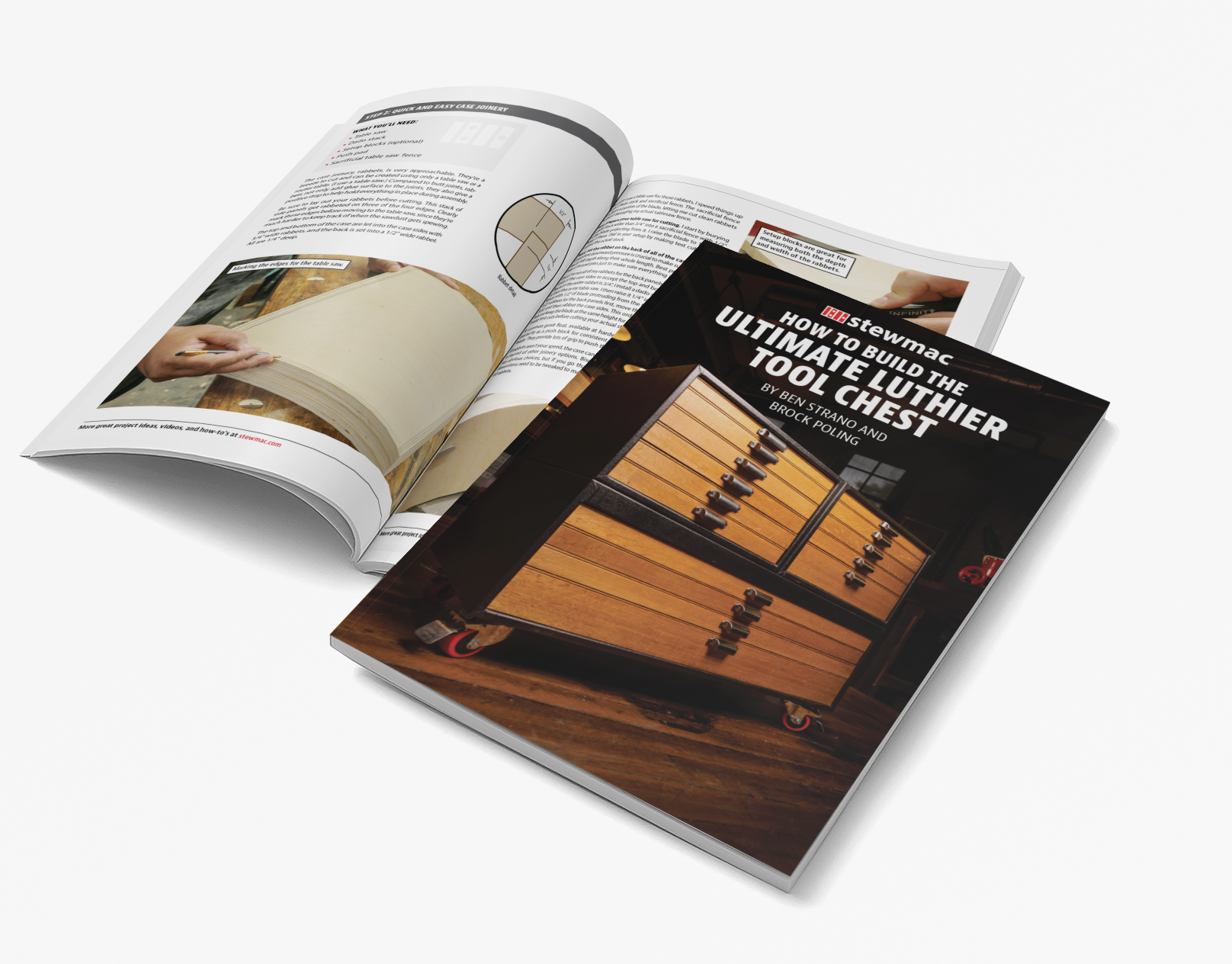 Anleitungsbroschüre für die Brust des ultimativen Luthier-Werkzeugs