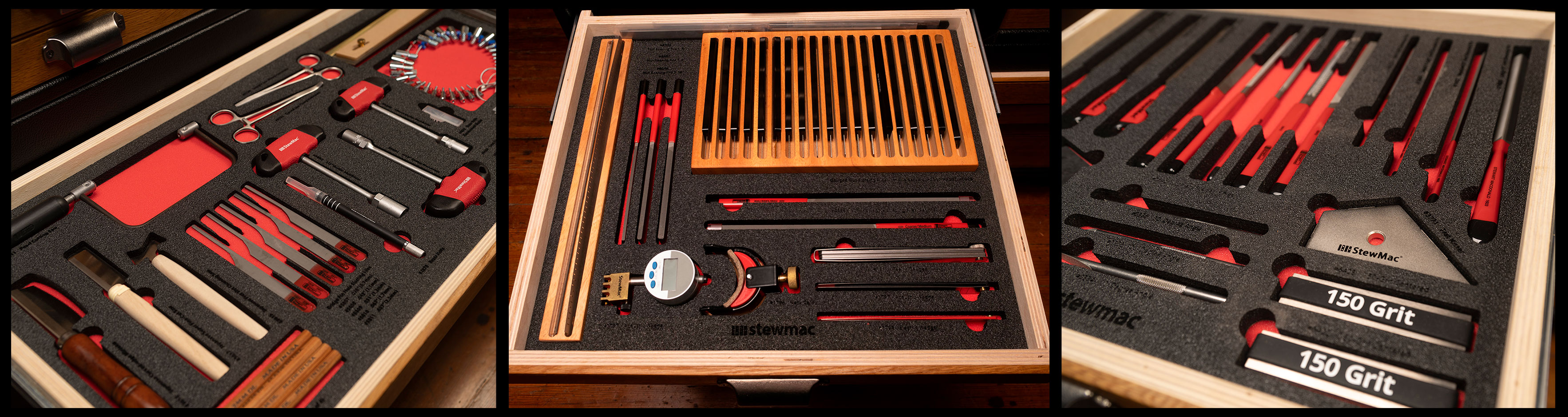 3 Bildansicht der Innenseite der ultimativen Luthier-Werkzeugbox