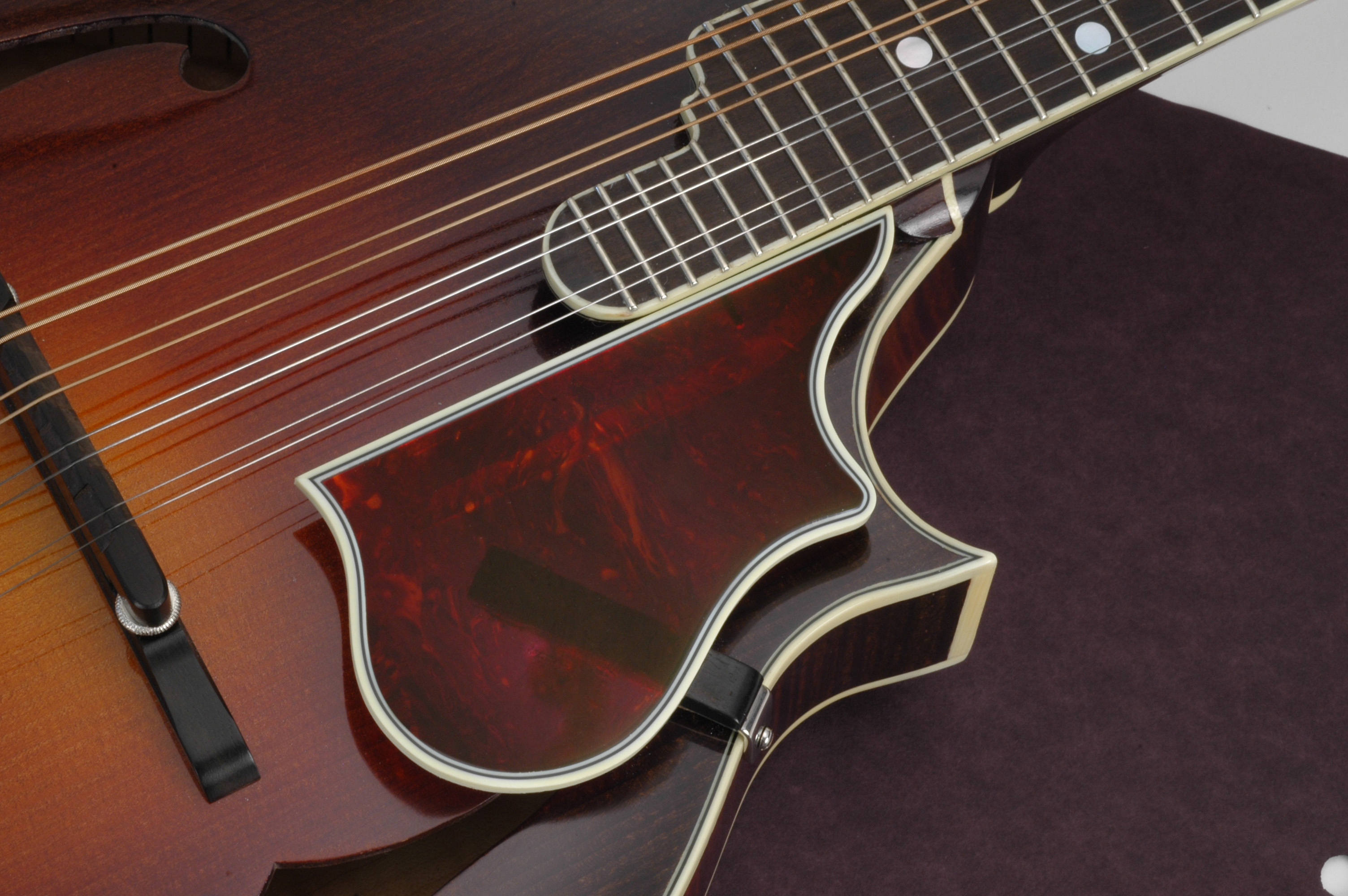 Binden eines Mandolinen-Pickguards