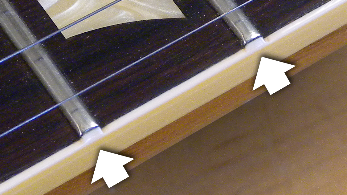 So binden Sie ein Fretboard im Gibson-Stil