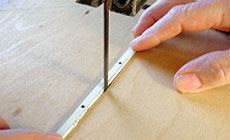 Photo: band sawing