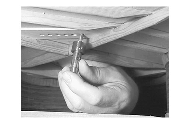 Reparatur der Brückenplatte