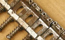 Nahaufnahme der Strat-Sättel