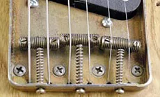 Telecaster-Sättel mit Gewinde