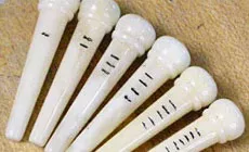 Foto: markierte Brückenstifte