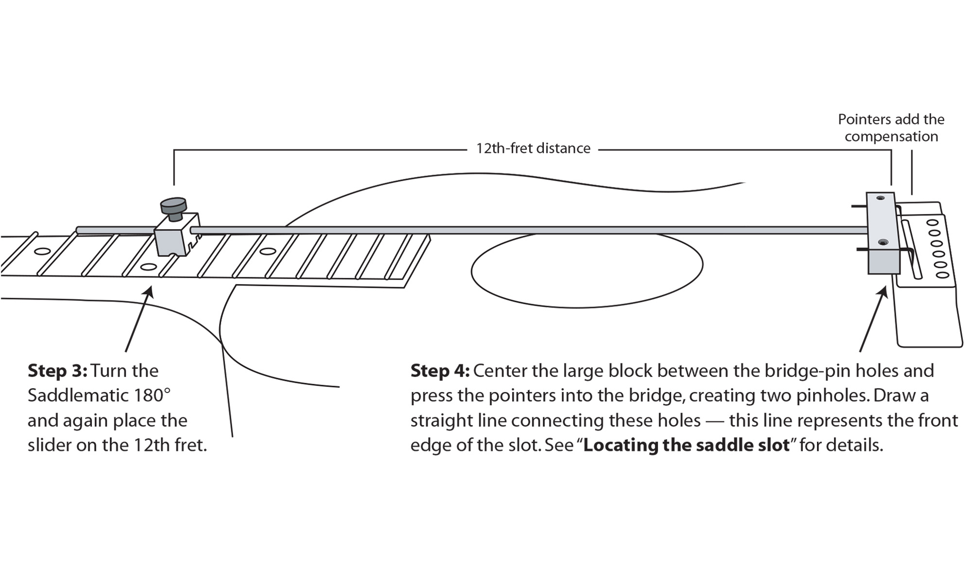 Finden der Sattelposition mit dem Saddlematic Finden der Sattelposition mit dem Saddlematic