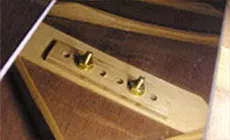 Brückenbolzen Innenansicht